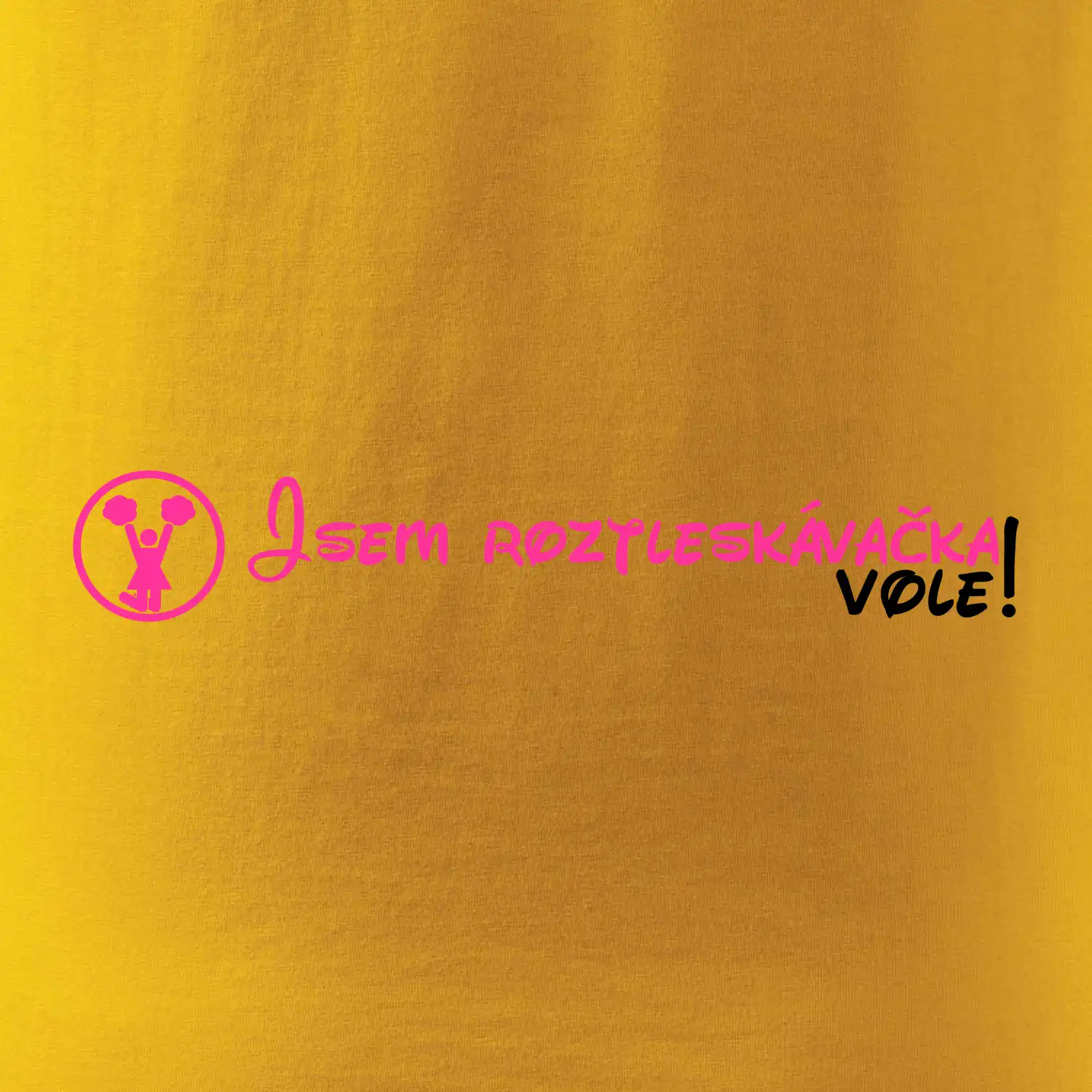 Jsem roztleskávačka! Vole!