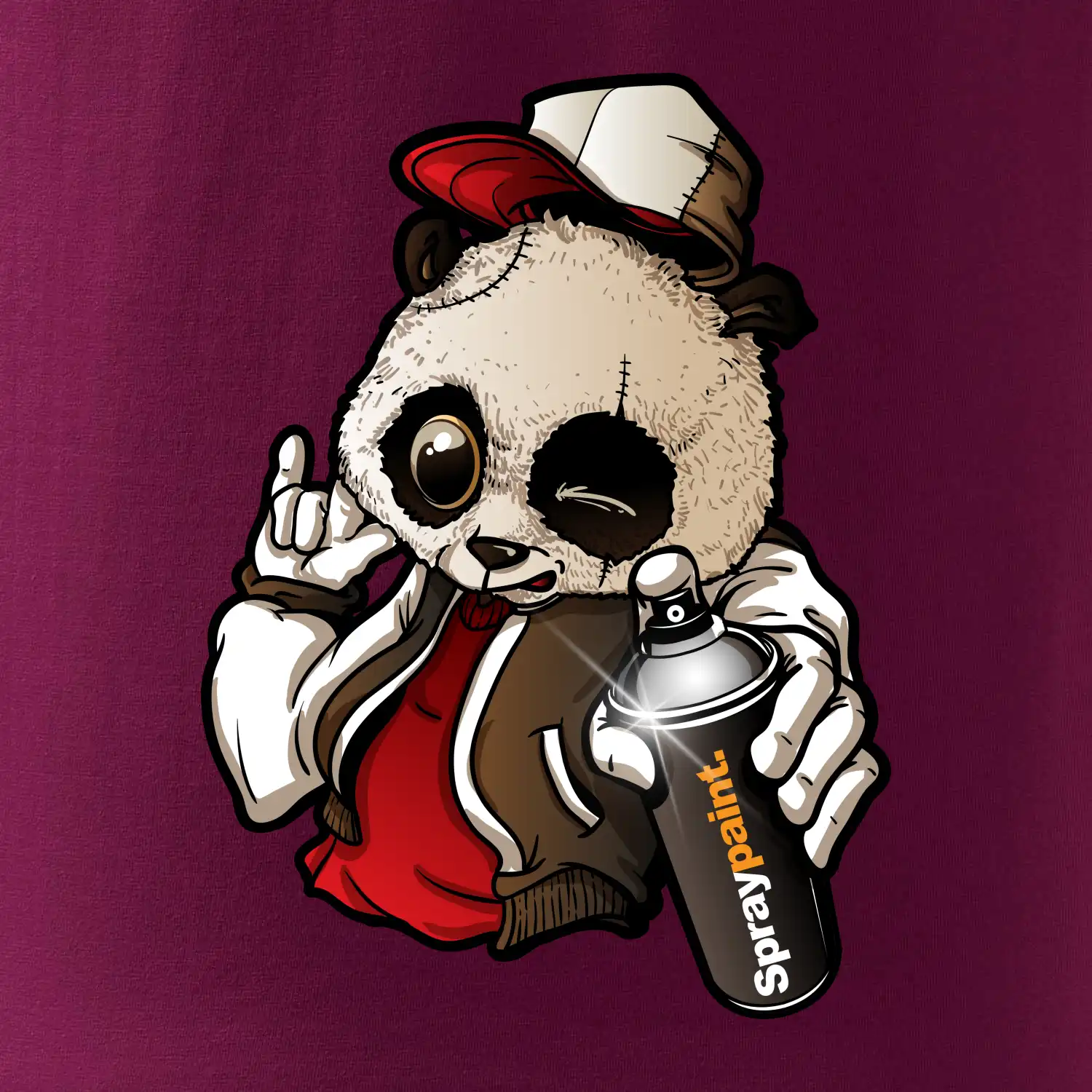 Graffiti panda