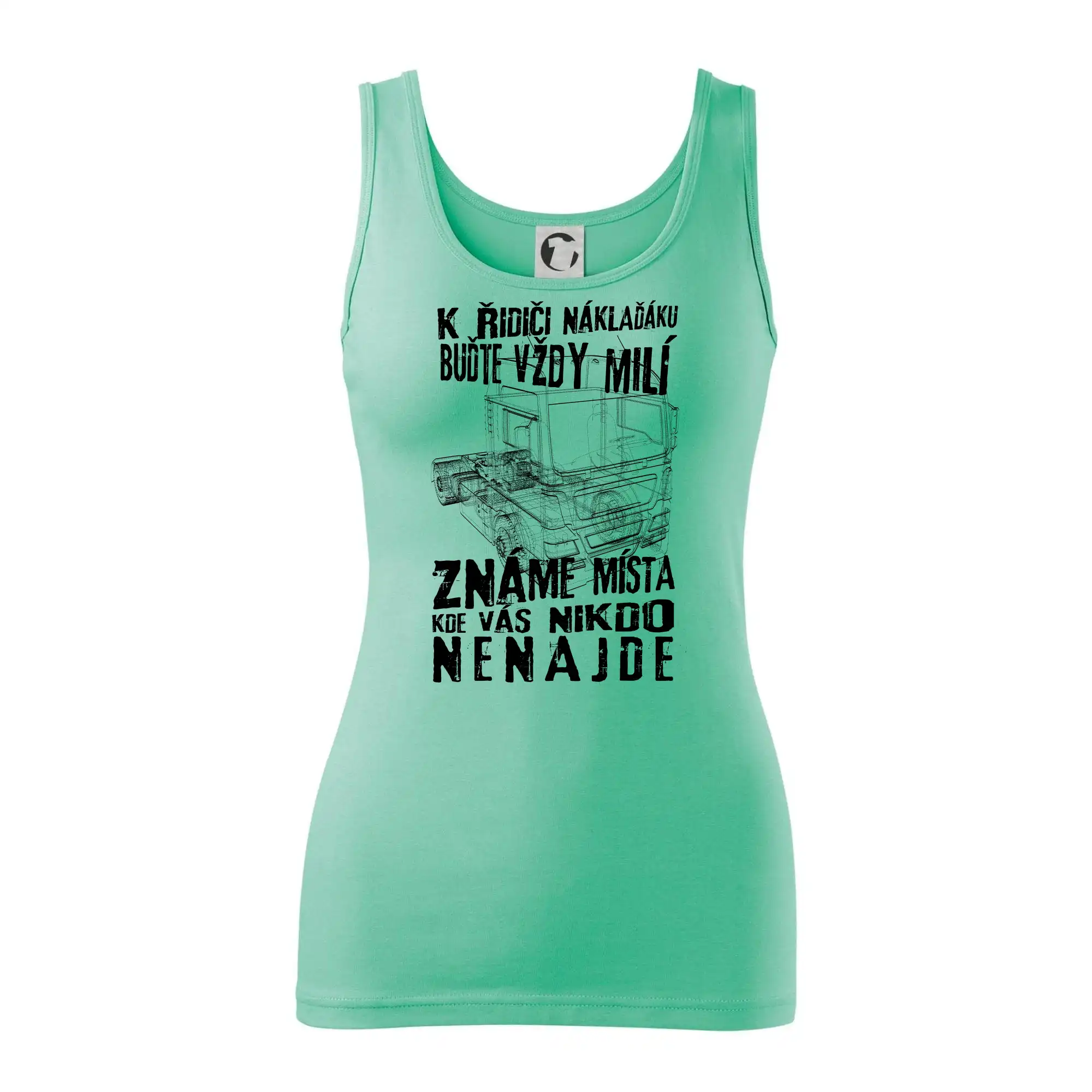 K řidiči náklaďáku buďte vždy milý