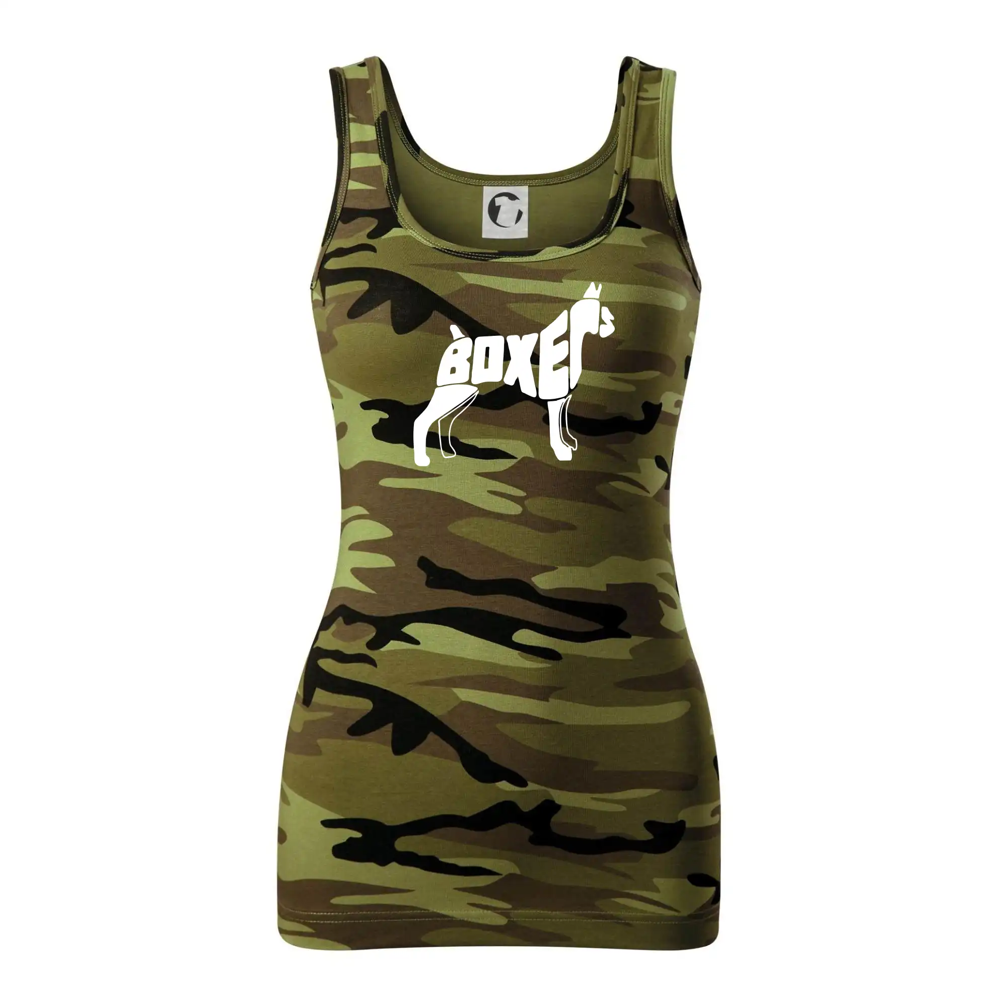 Boxer nápis v těle