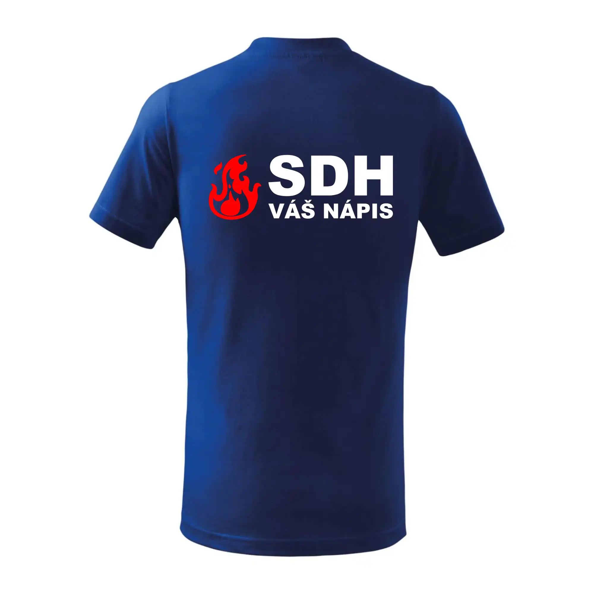 SDH nápis (oheň, název sboru - vlastní nápis)