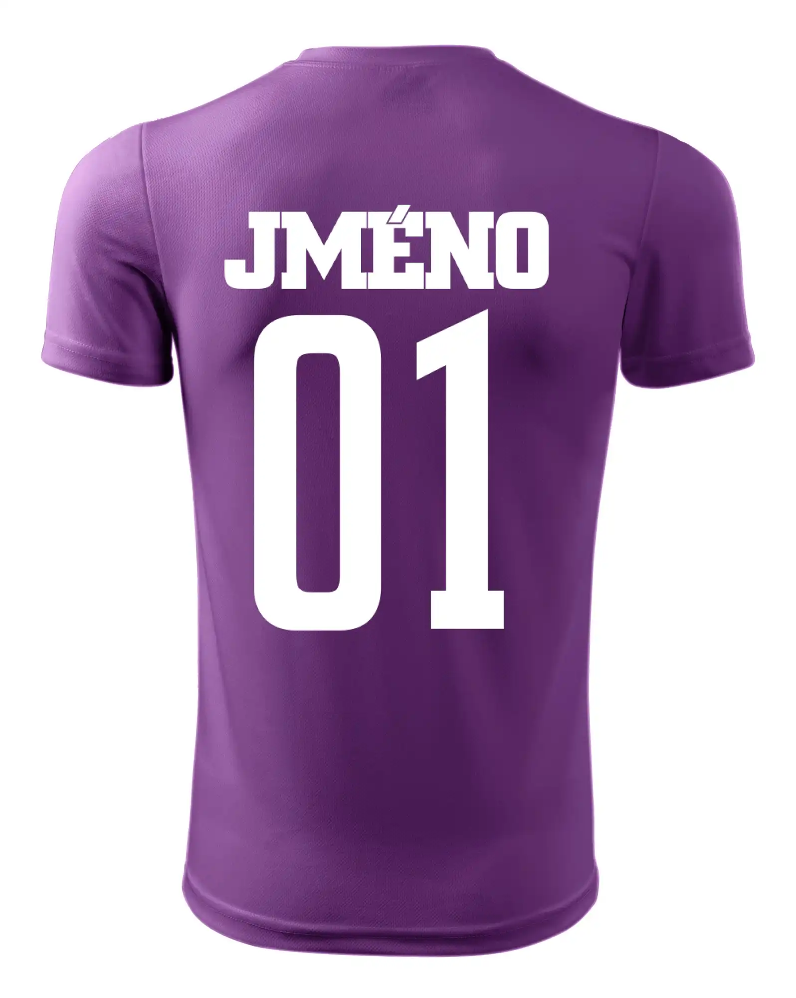 Fotbalový dres - vlastní jméno a číslo