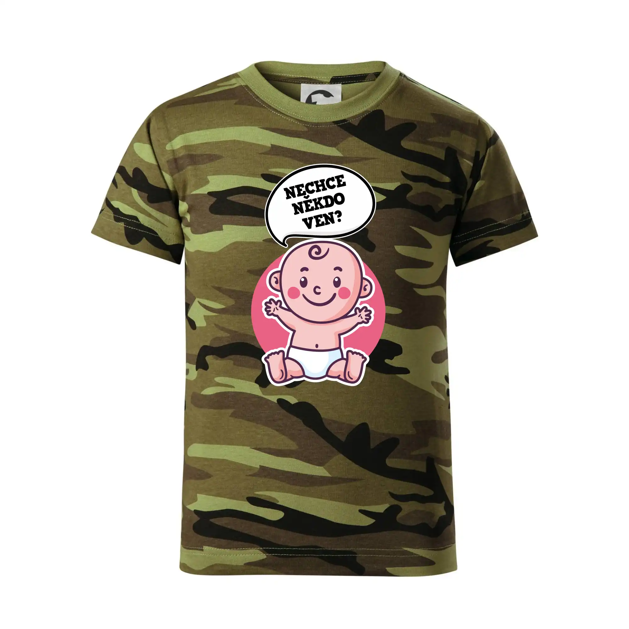 Nechce někdo ven - Triko pro porodní asistentku