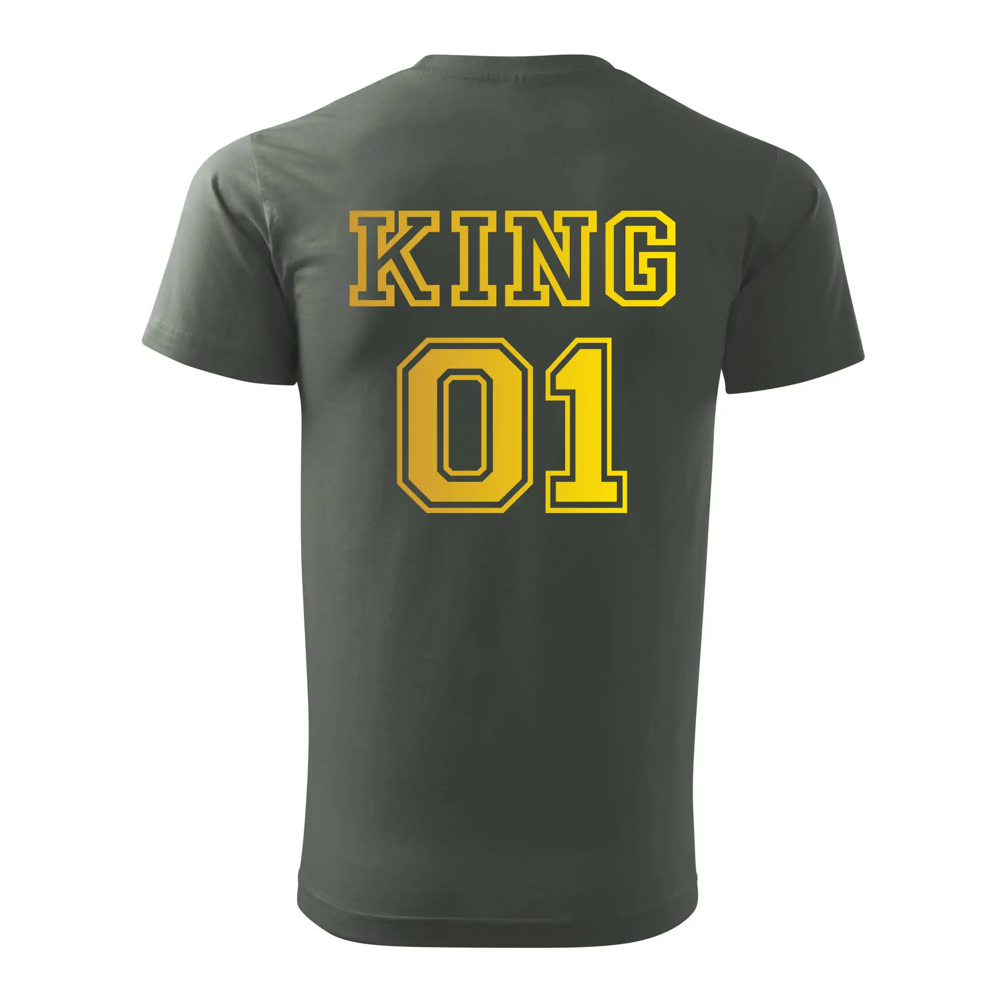 King - Queen - 01 dres - zlatý potisk