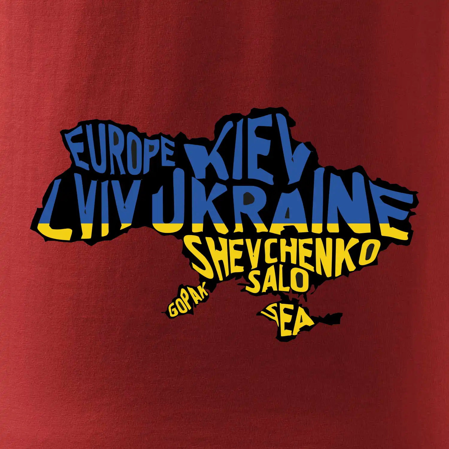 Ukrajina - jména měst - Evropa