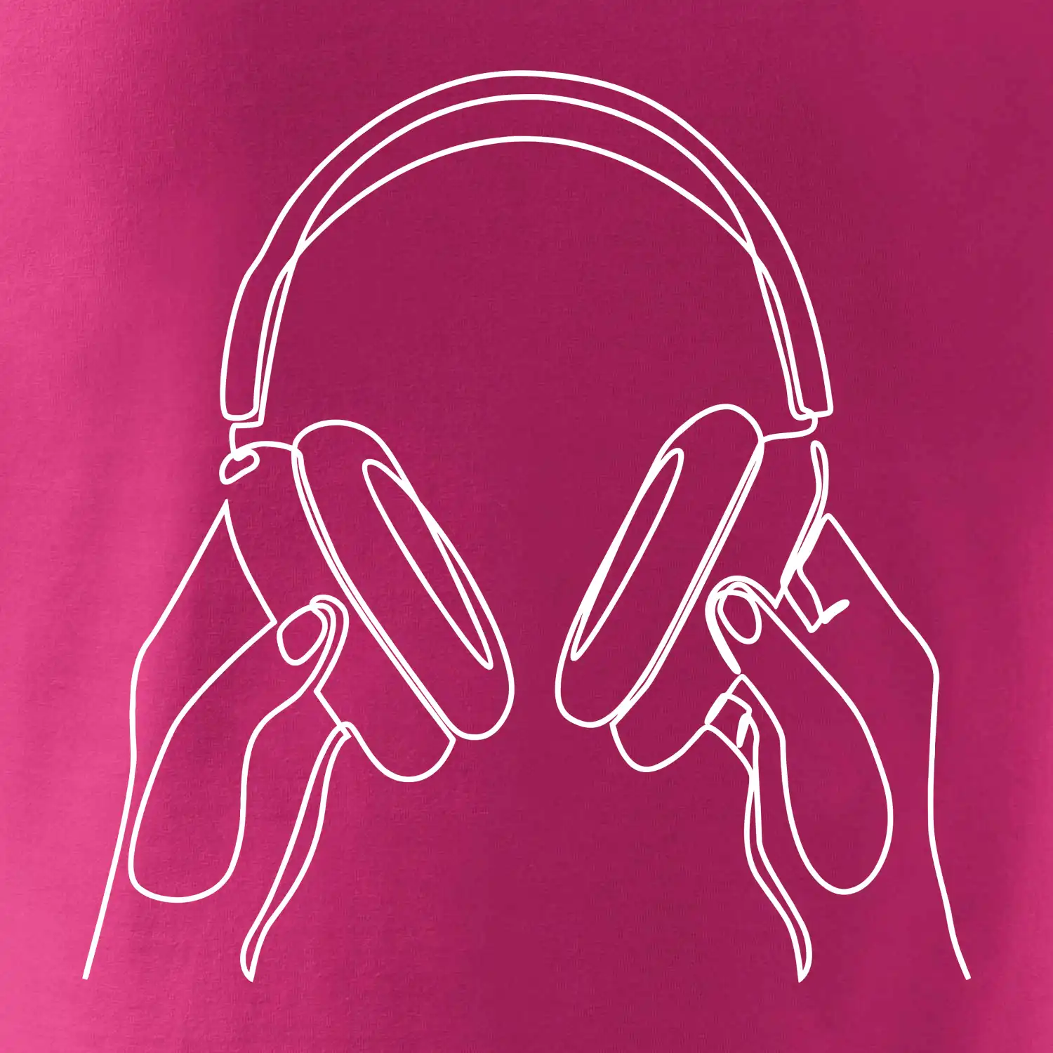 Sluchátka  jedním tahem