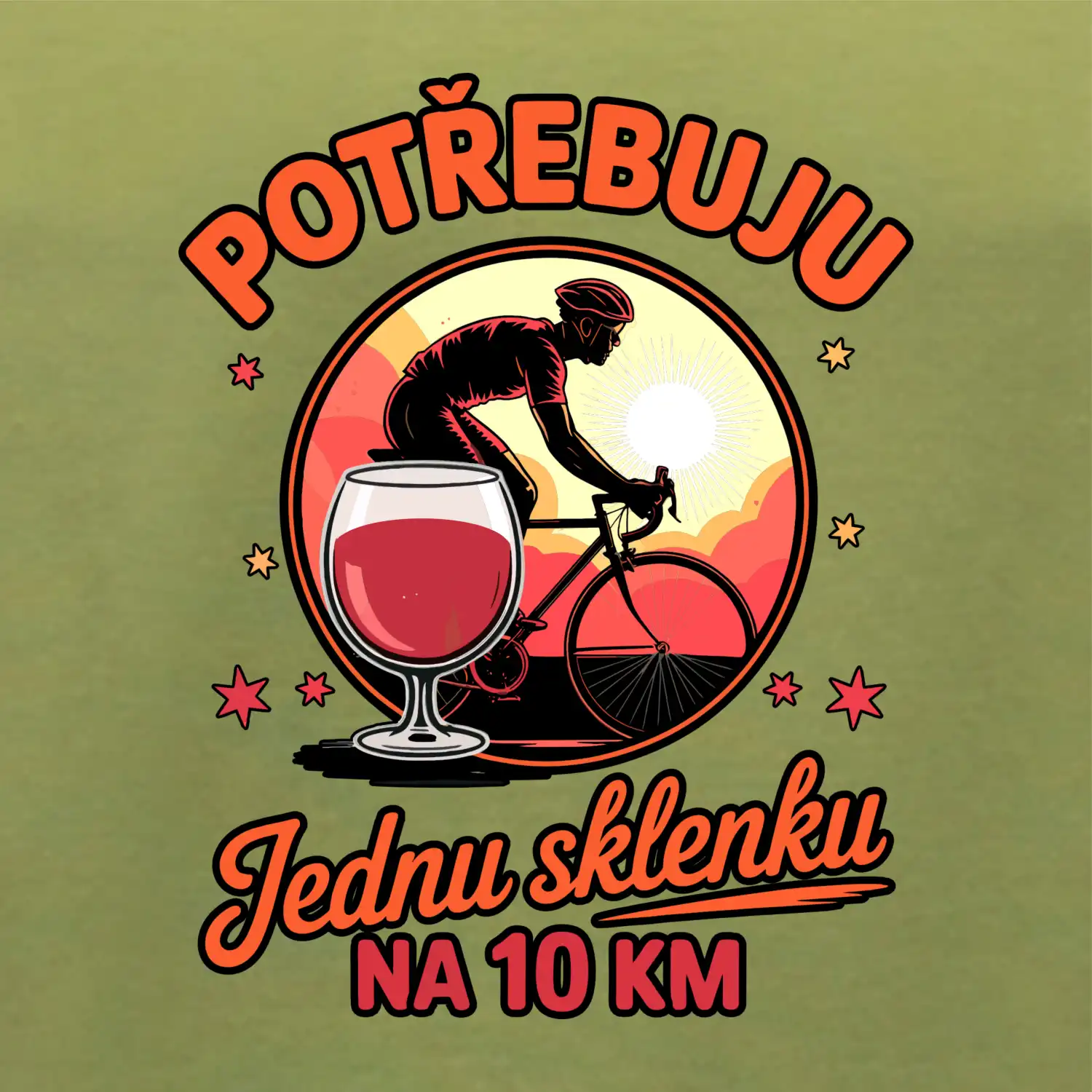 Potřebuju jednu sklenku na 10km