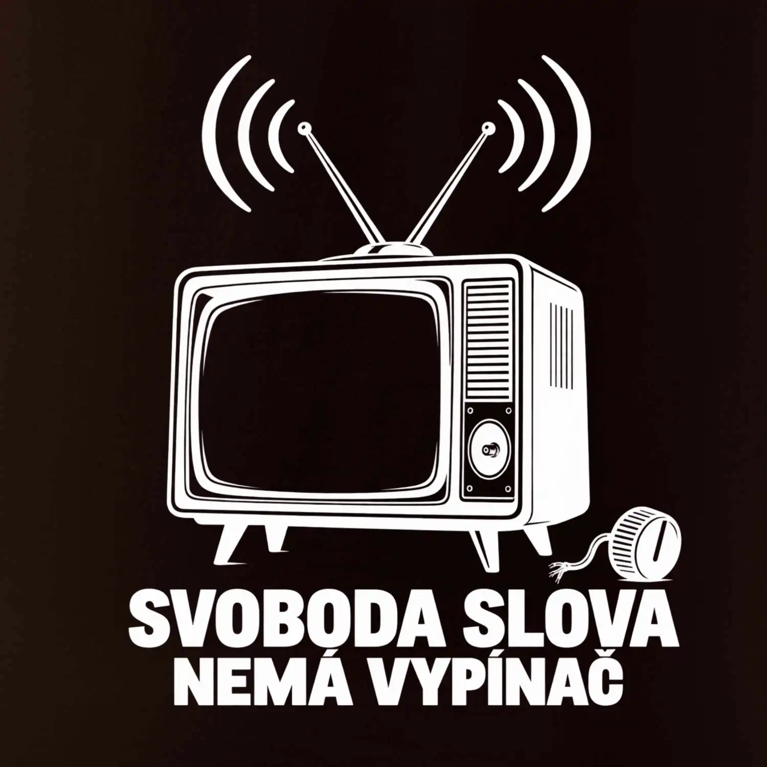 Svoboda slova nemá vypínač retro televize