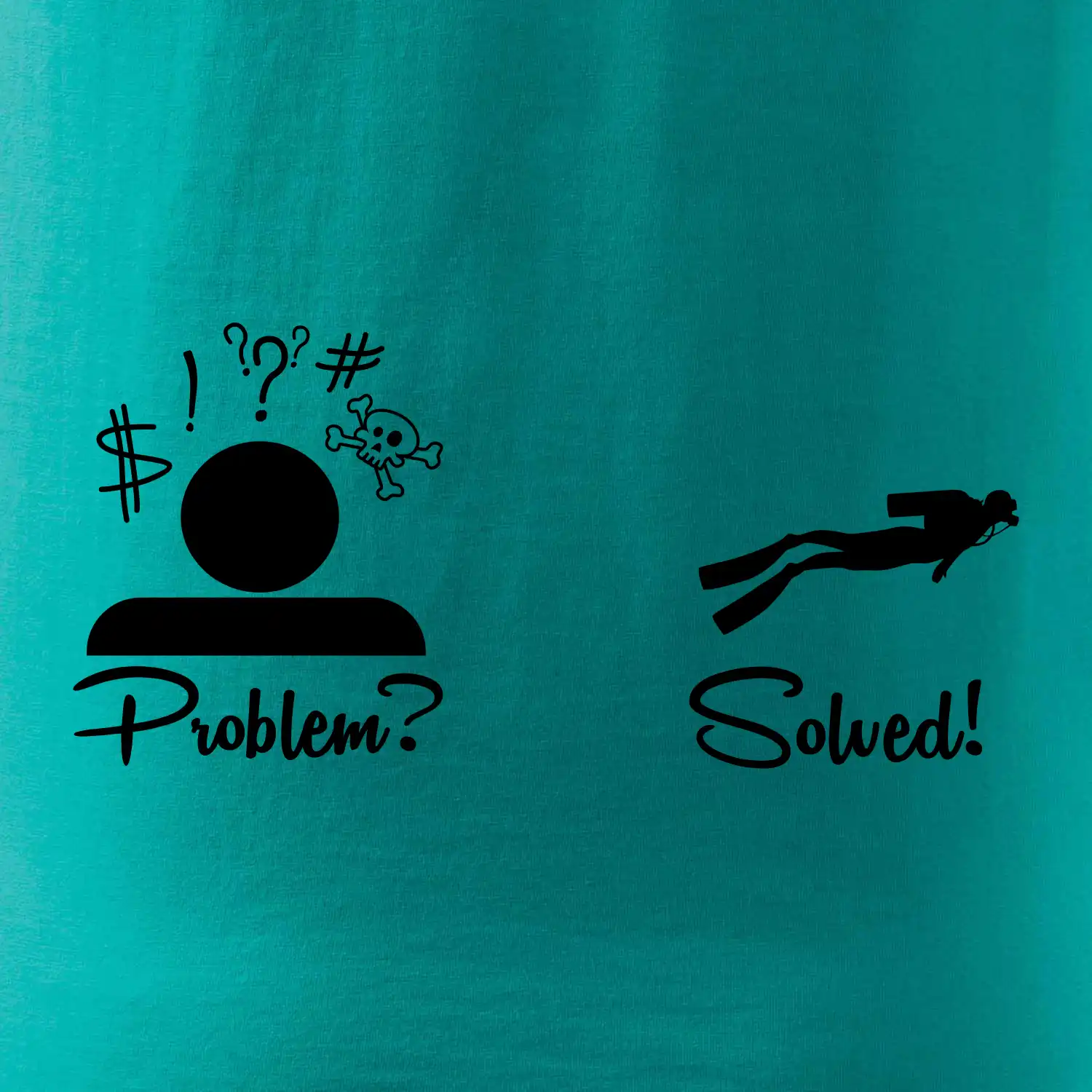 Problem solved - potápění