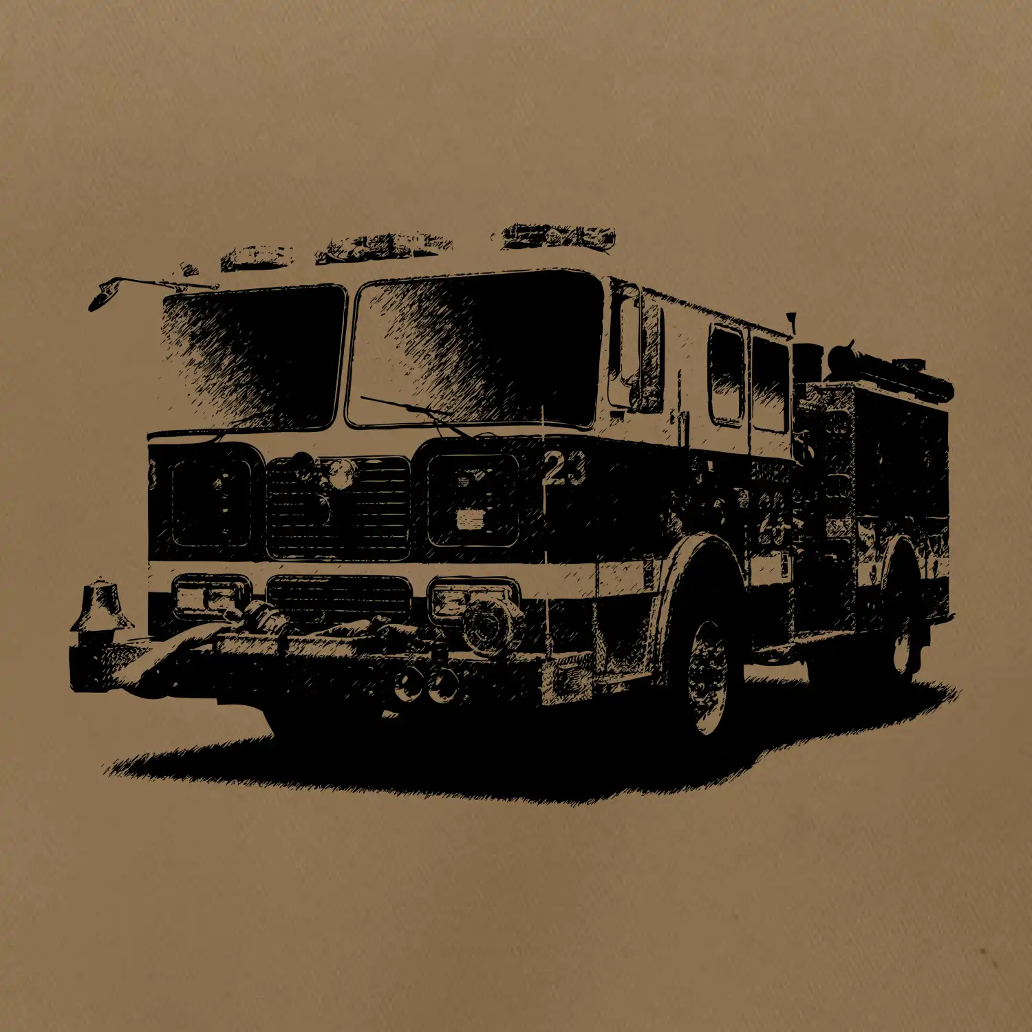 Hasičské auto americké