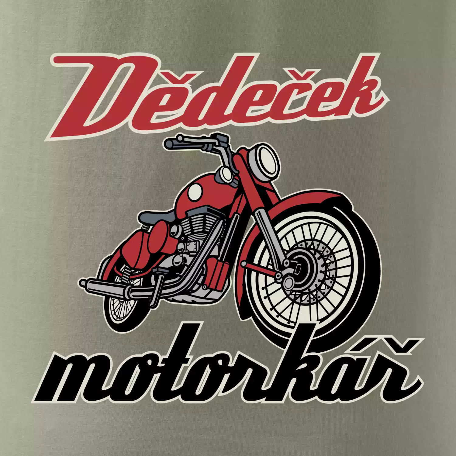 Dědeček motorkář