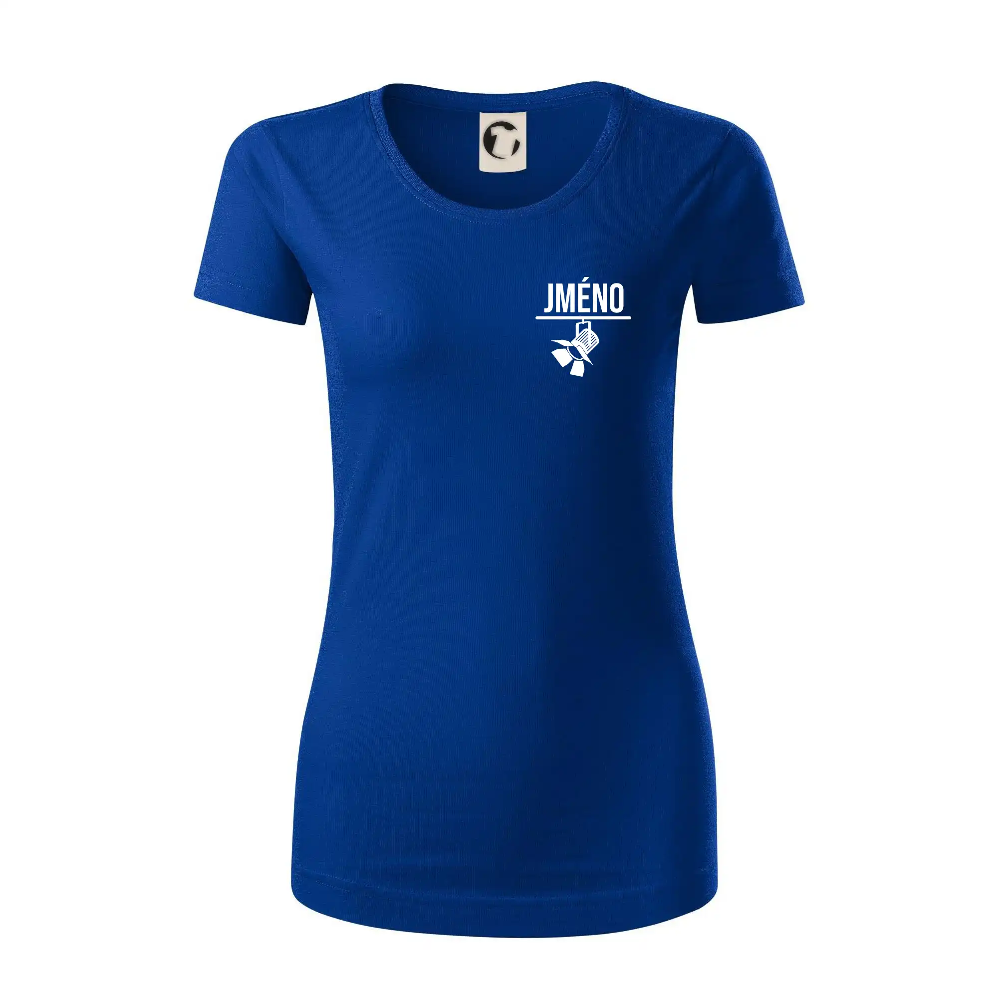 Jméno a nápis na zádech - stage crew