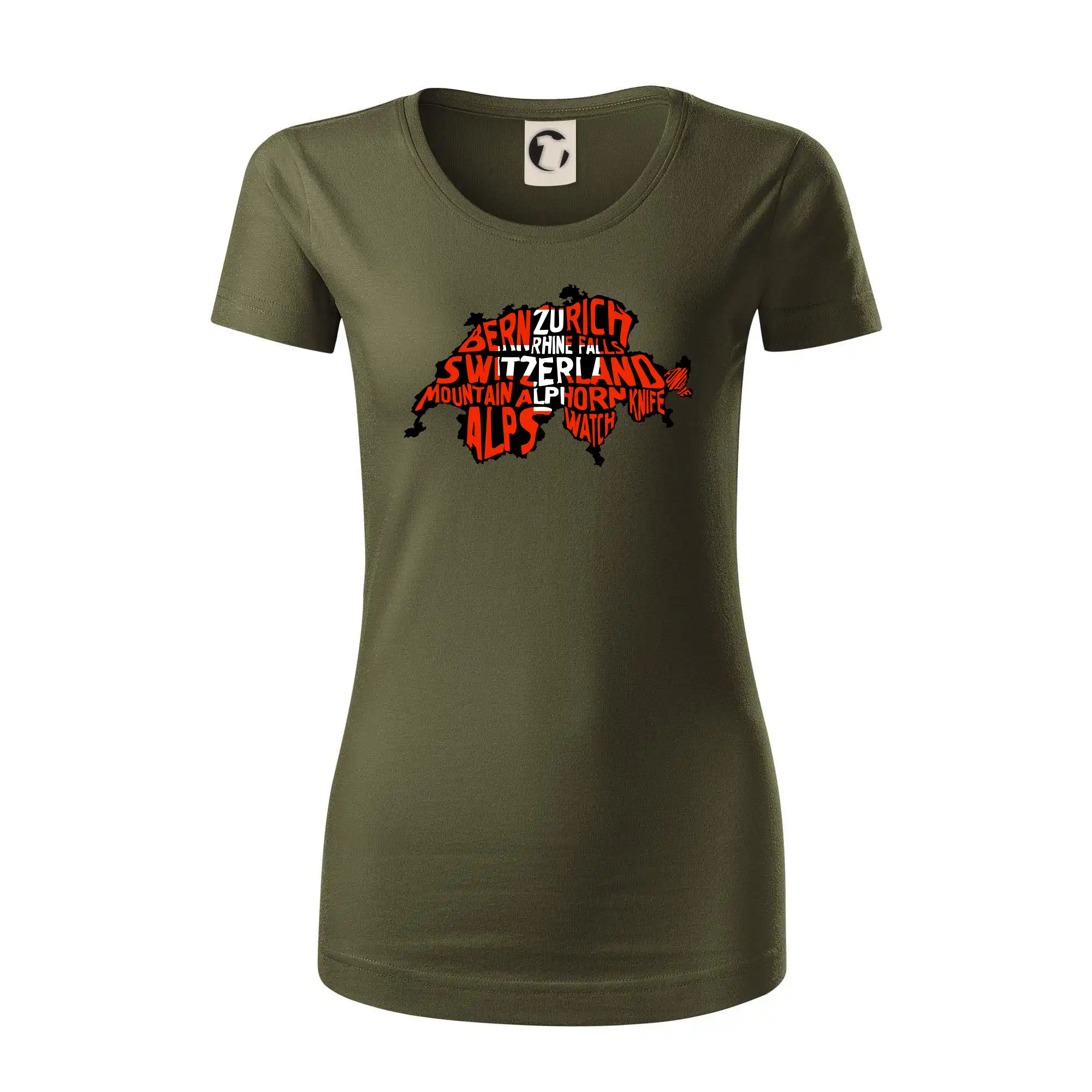 Mapy - názvy měst - Švýcarsko