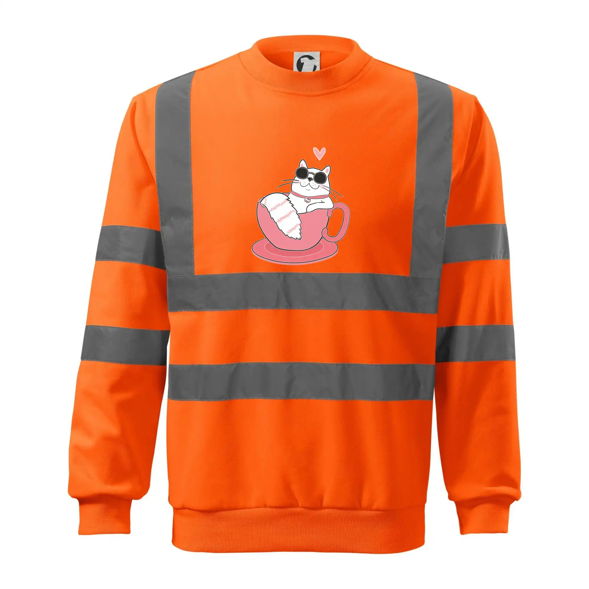 Hustá kočka v hrníčku