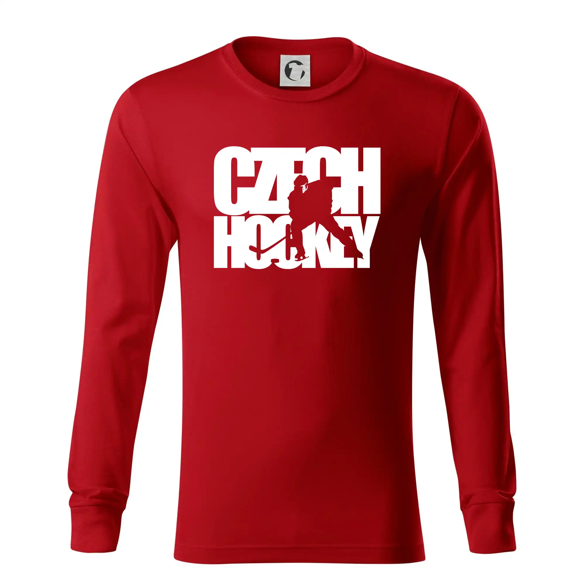 Czech hockey - nápis s hokejistou - Mistrovství světa v ledním hokeji 2026