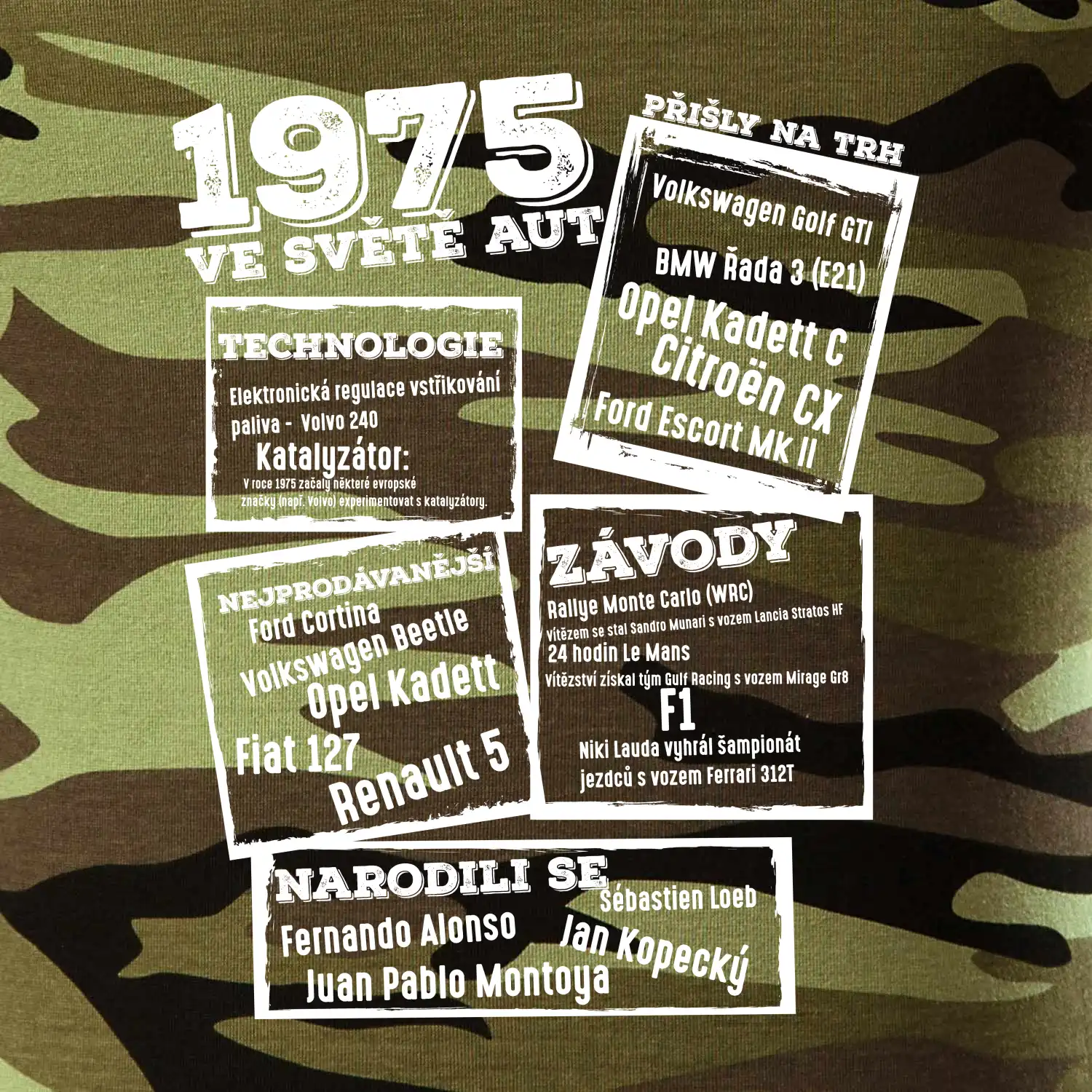 V kostce pro fanouška automobilismu 1975