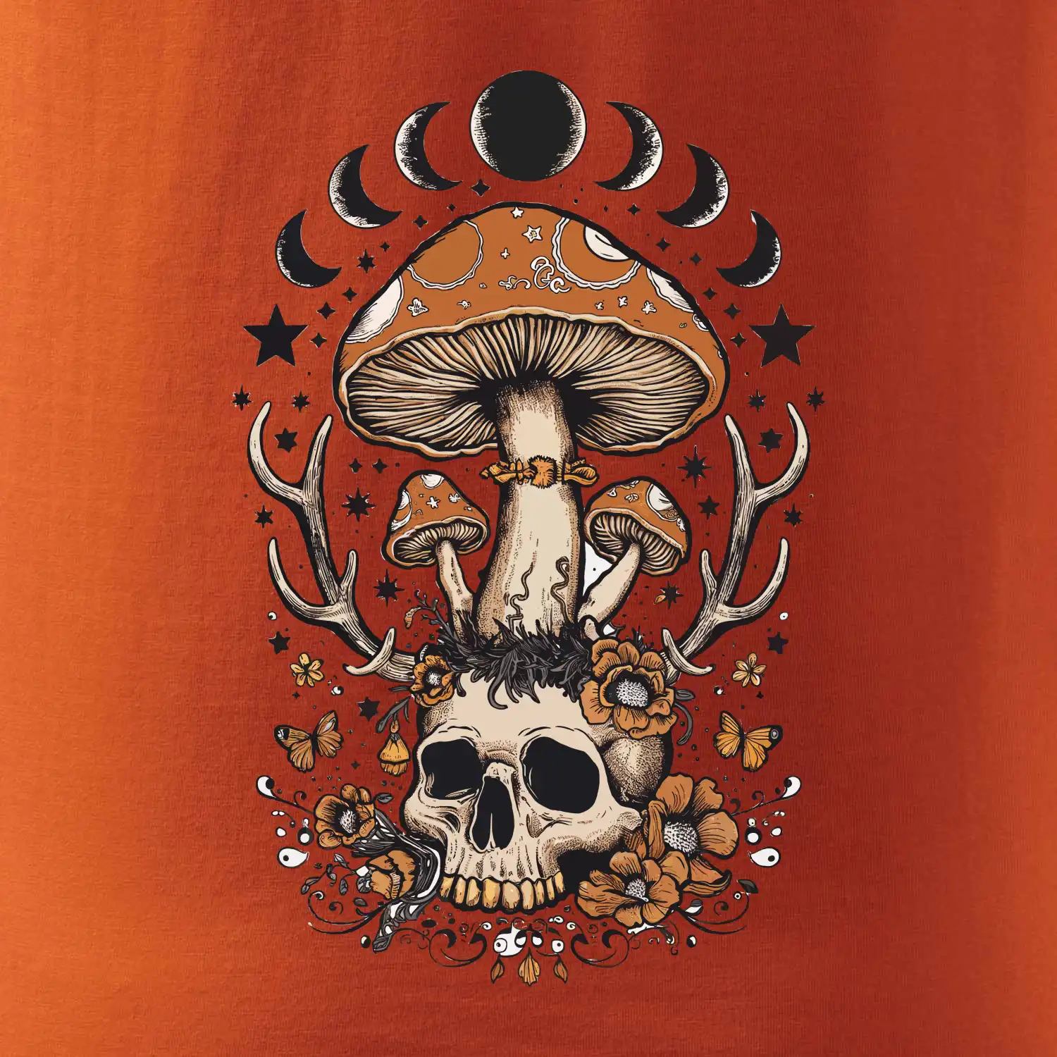 Goblincore magical mushroom