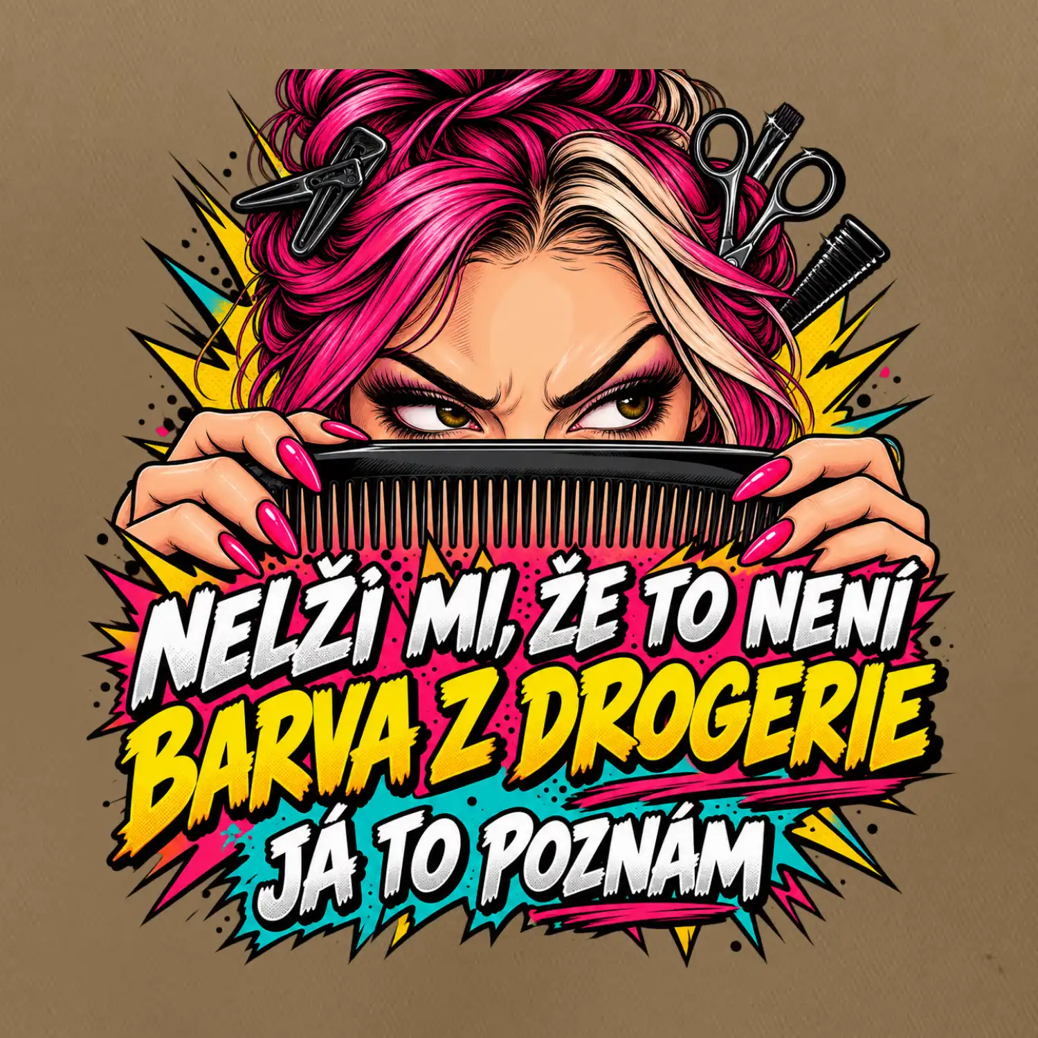 Nelži mi že to není barva z drogerie