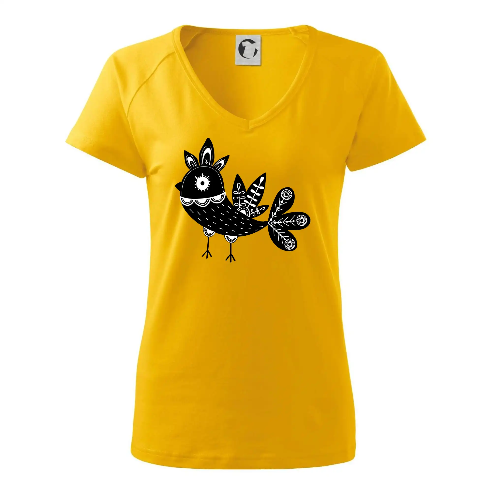 Ptáček černobílý folklór