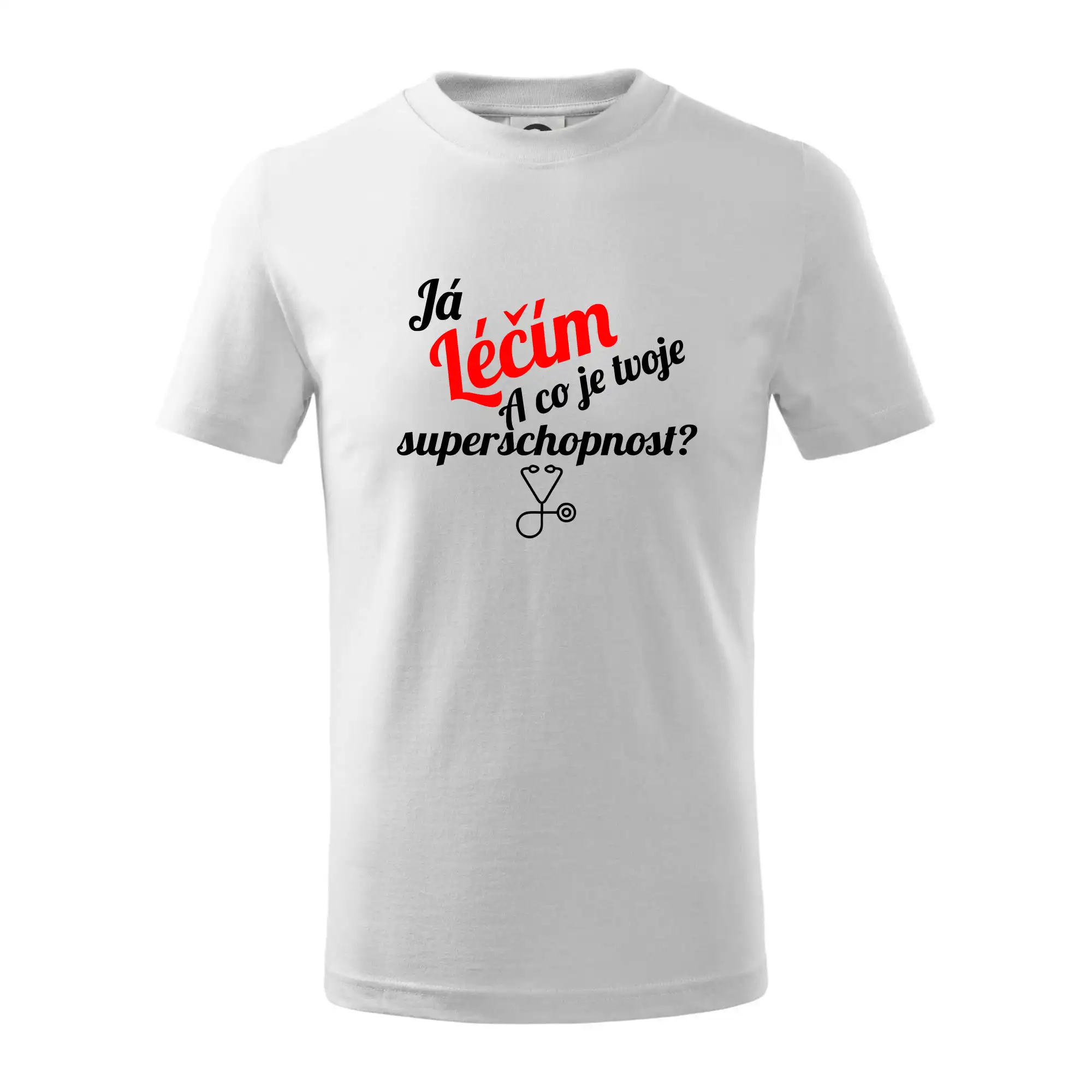 Já léčím - tvoje superschopnost? Šikmý nápis