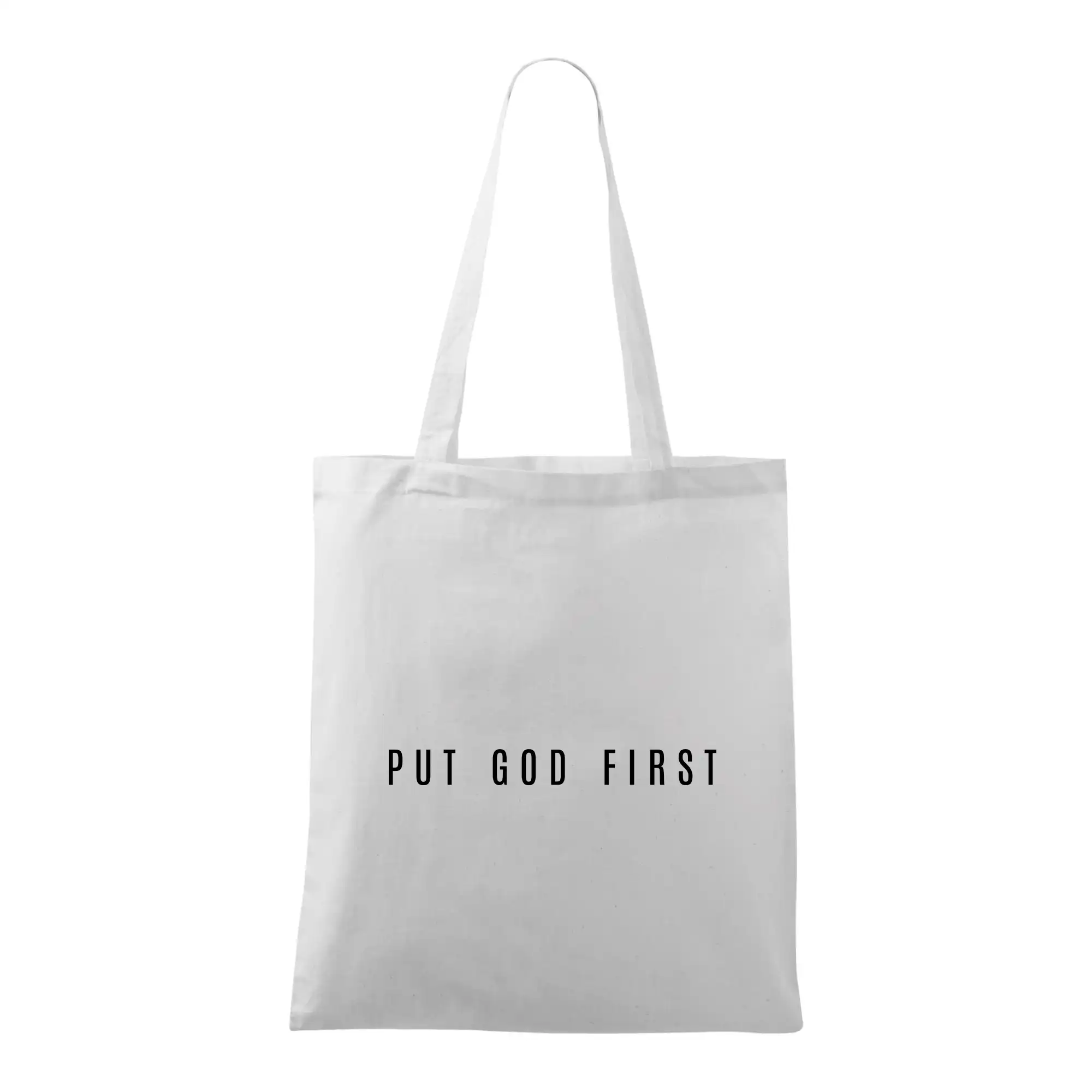 Put God first slabý nápis