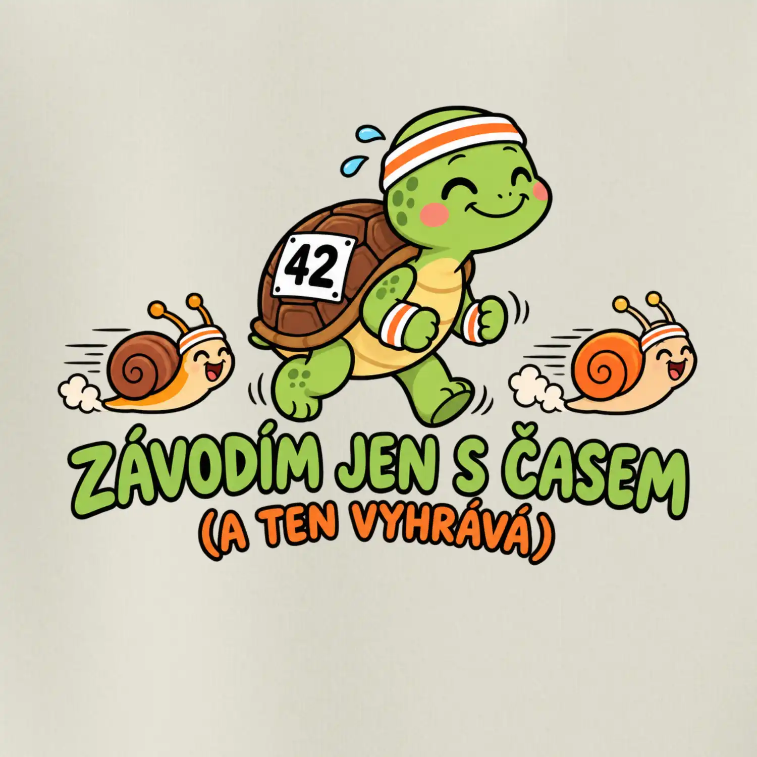 Běžecká želva závodím jen s časem