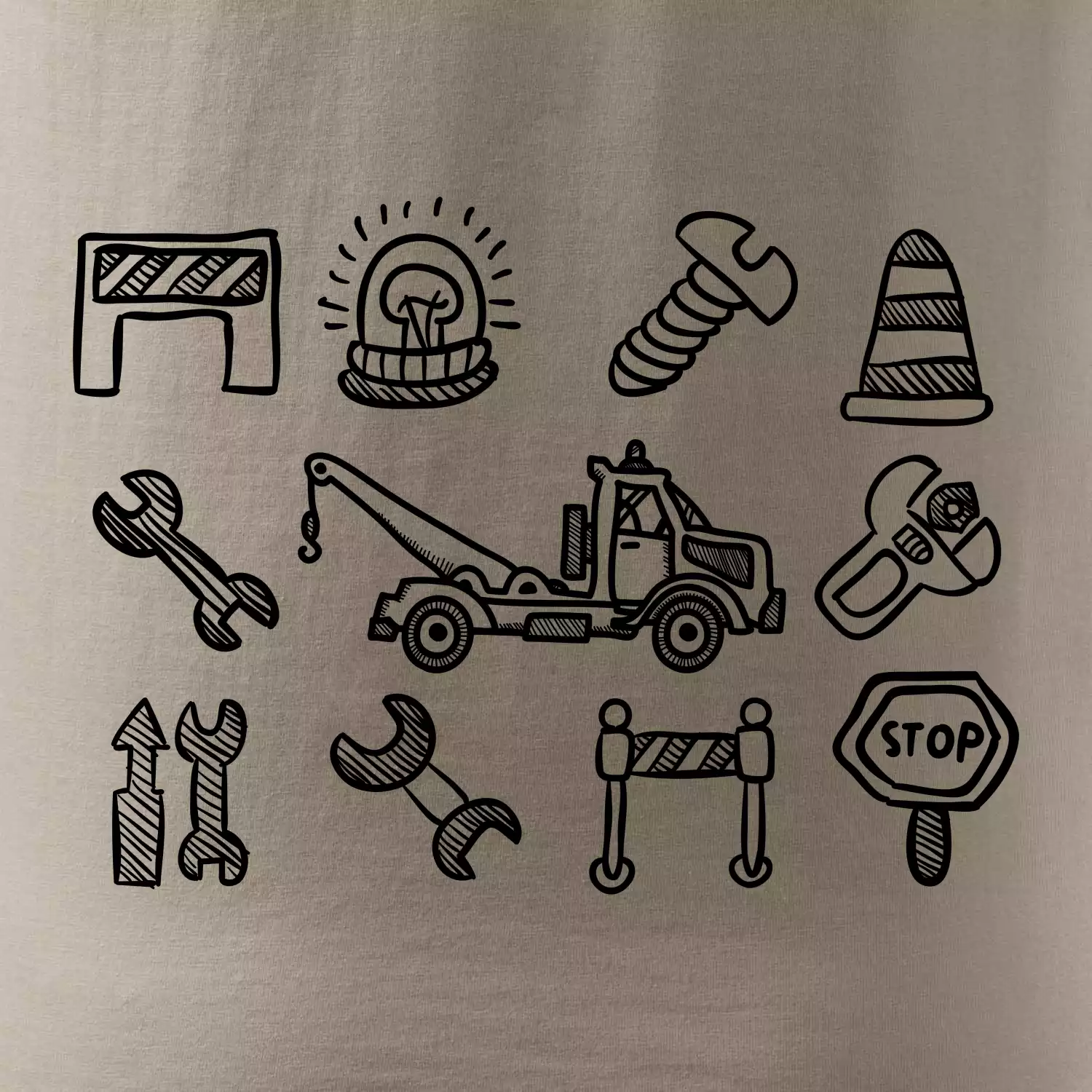 Odtahová služba - ikony