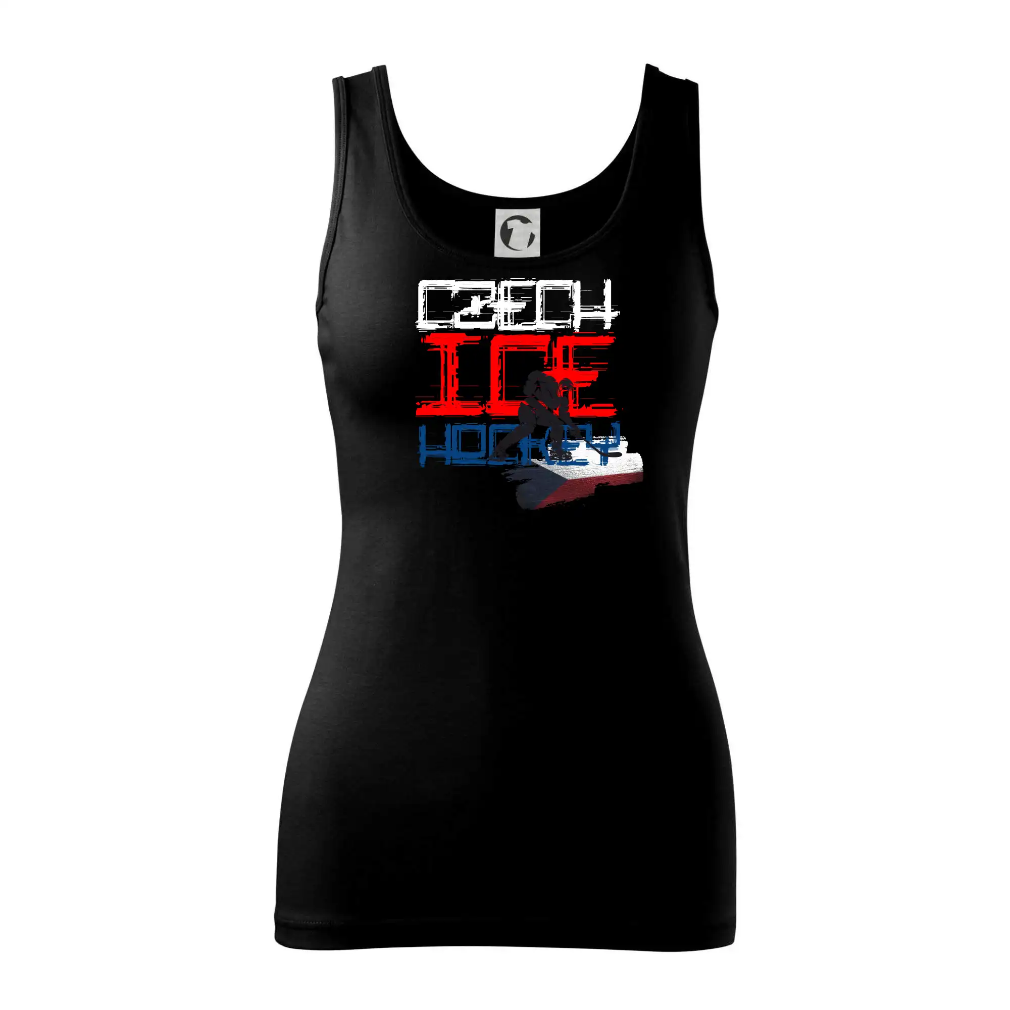 Czech ice hockey - nápis a vlajka - Mistrovství světa v ledním hokeji 2026