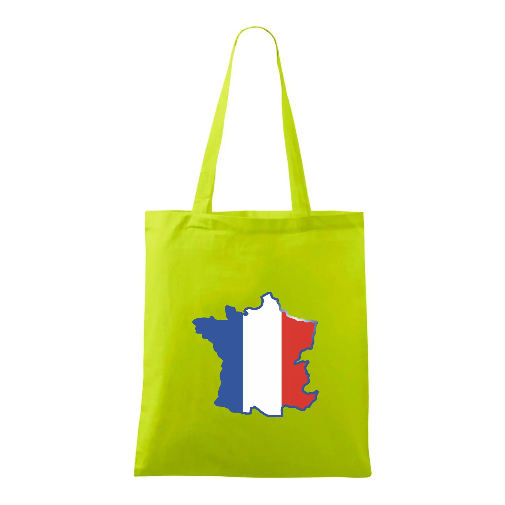 Francouzská vlajka mapa obrys