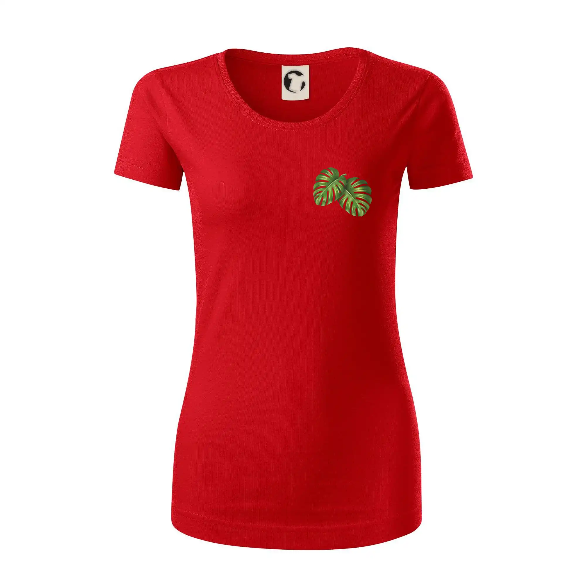 Monstera listy na prsu