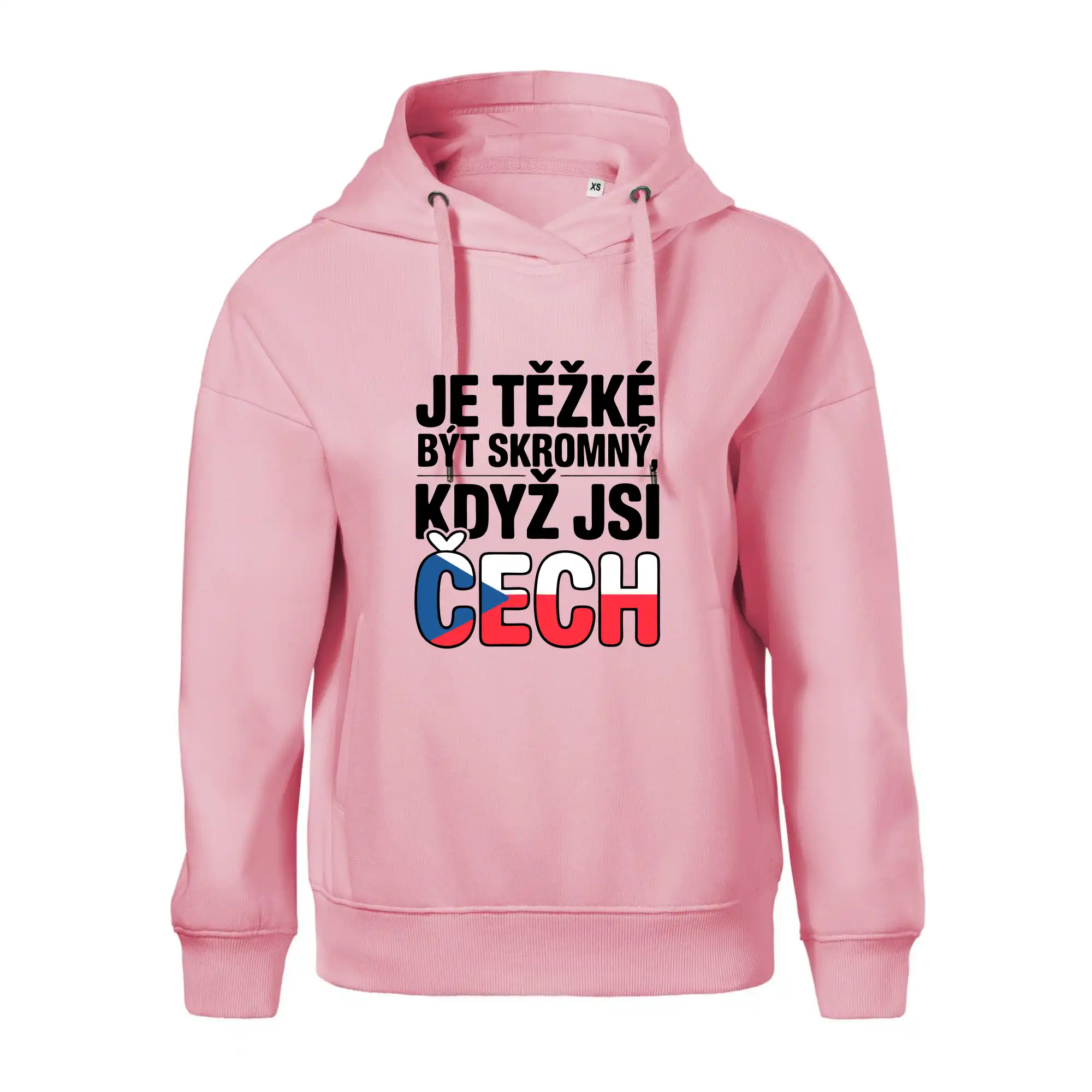 Nápis - Je těžké být skromný když jsi čech