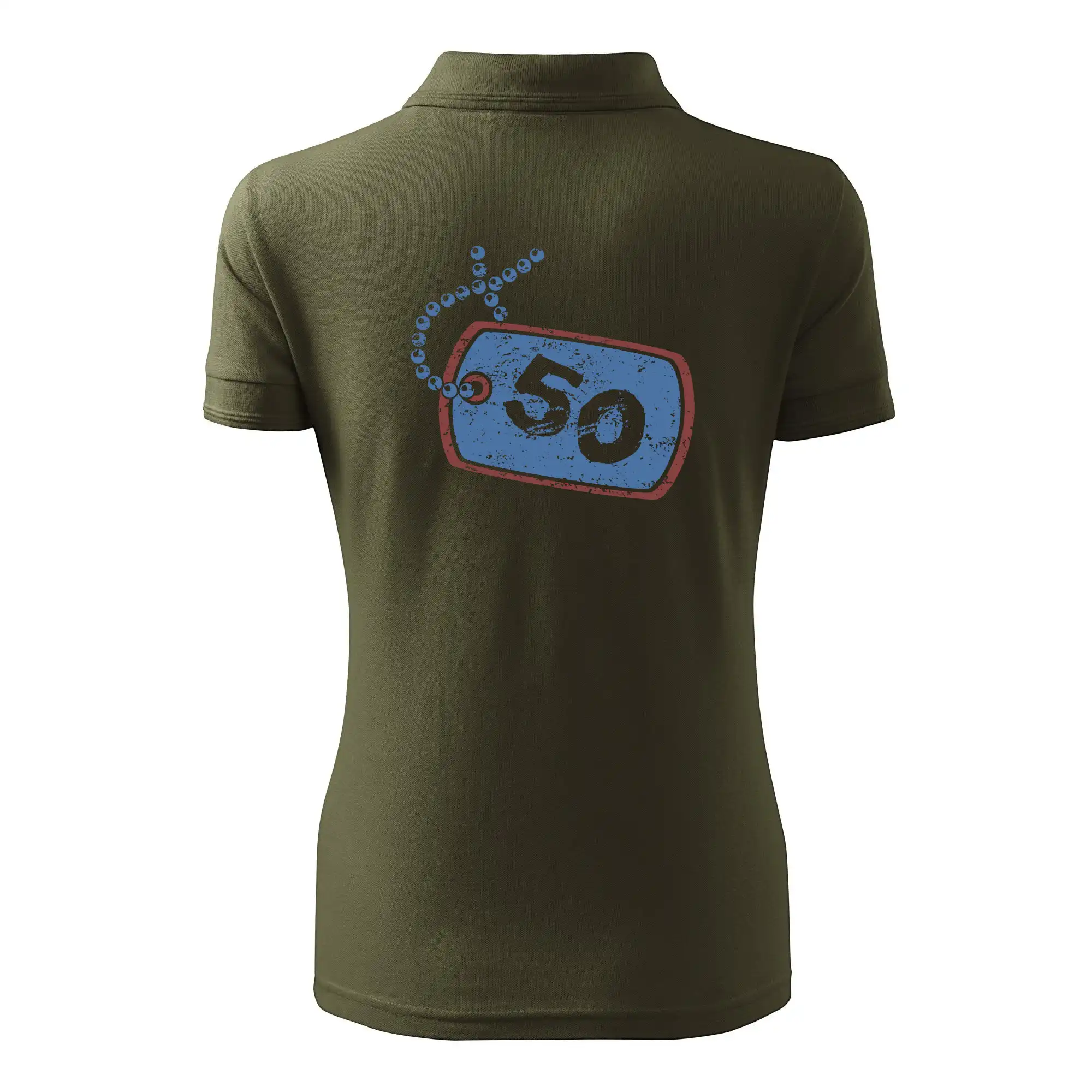 50 na krku štítek
