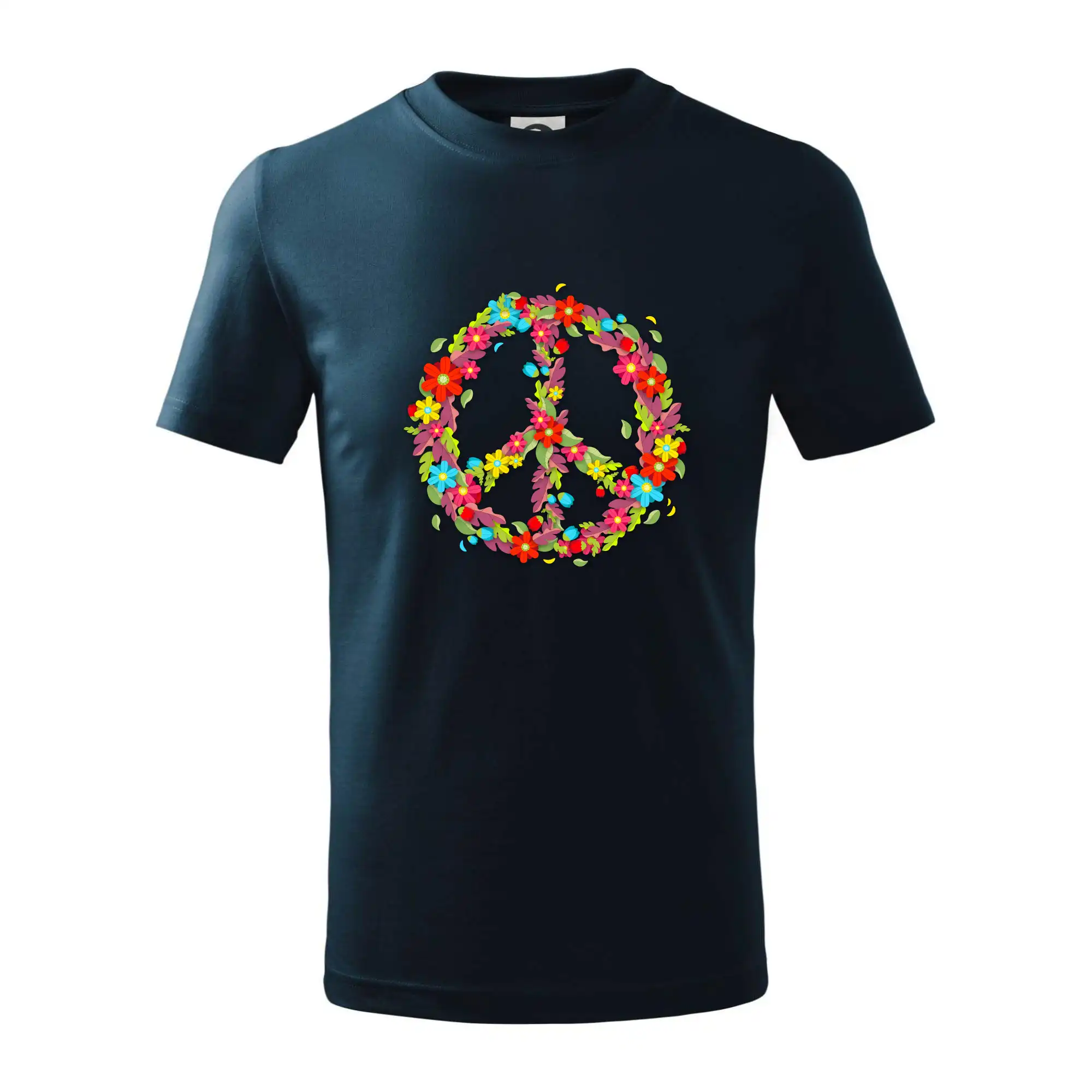 Peace symbol červené květiny