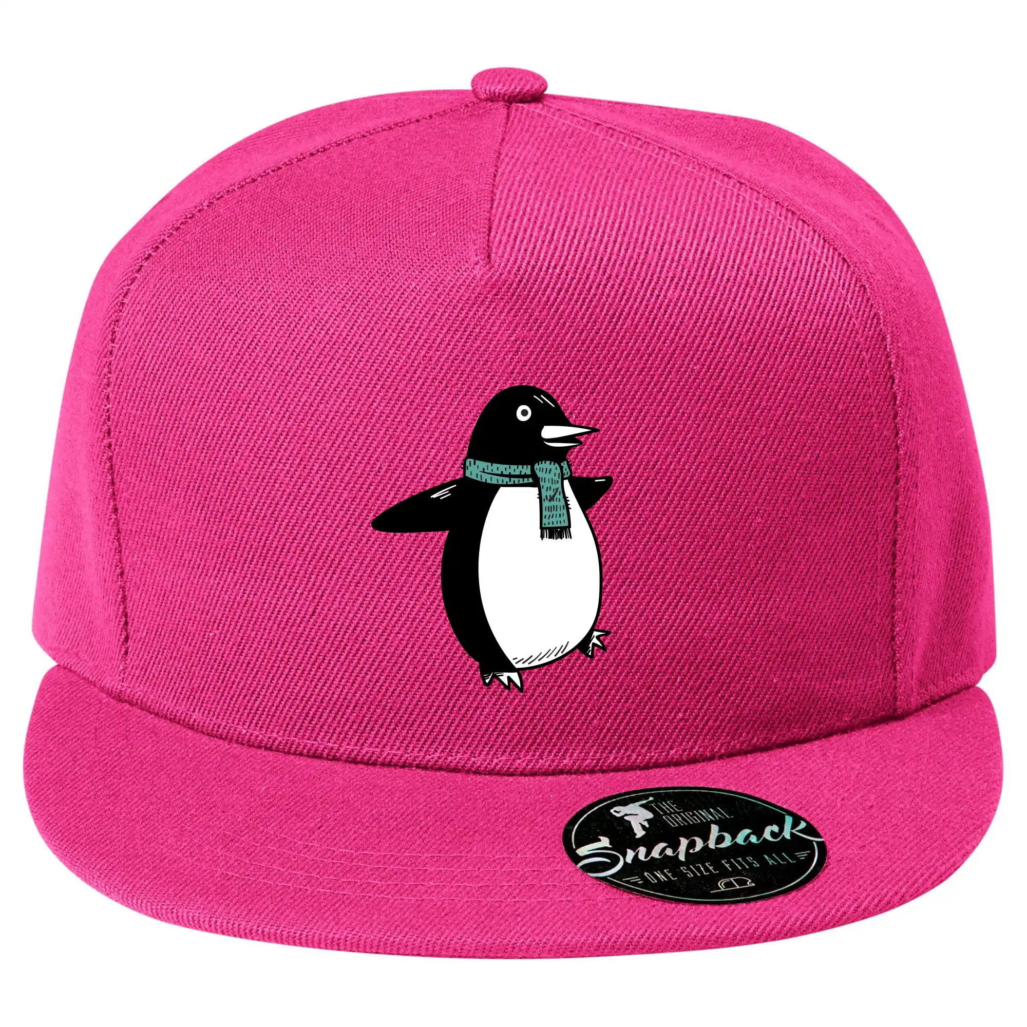 Tučňák se zelenou šálou