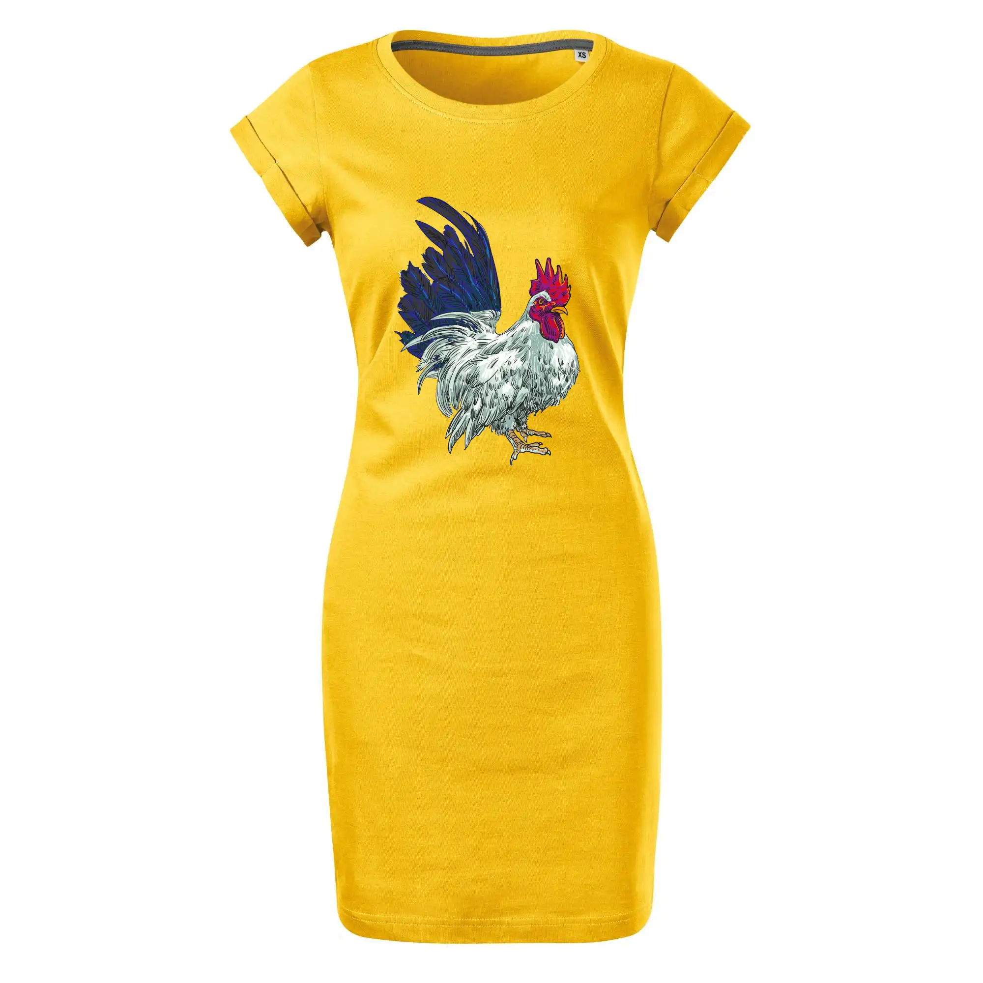 Kohout kreslený bílý