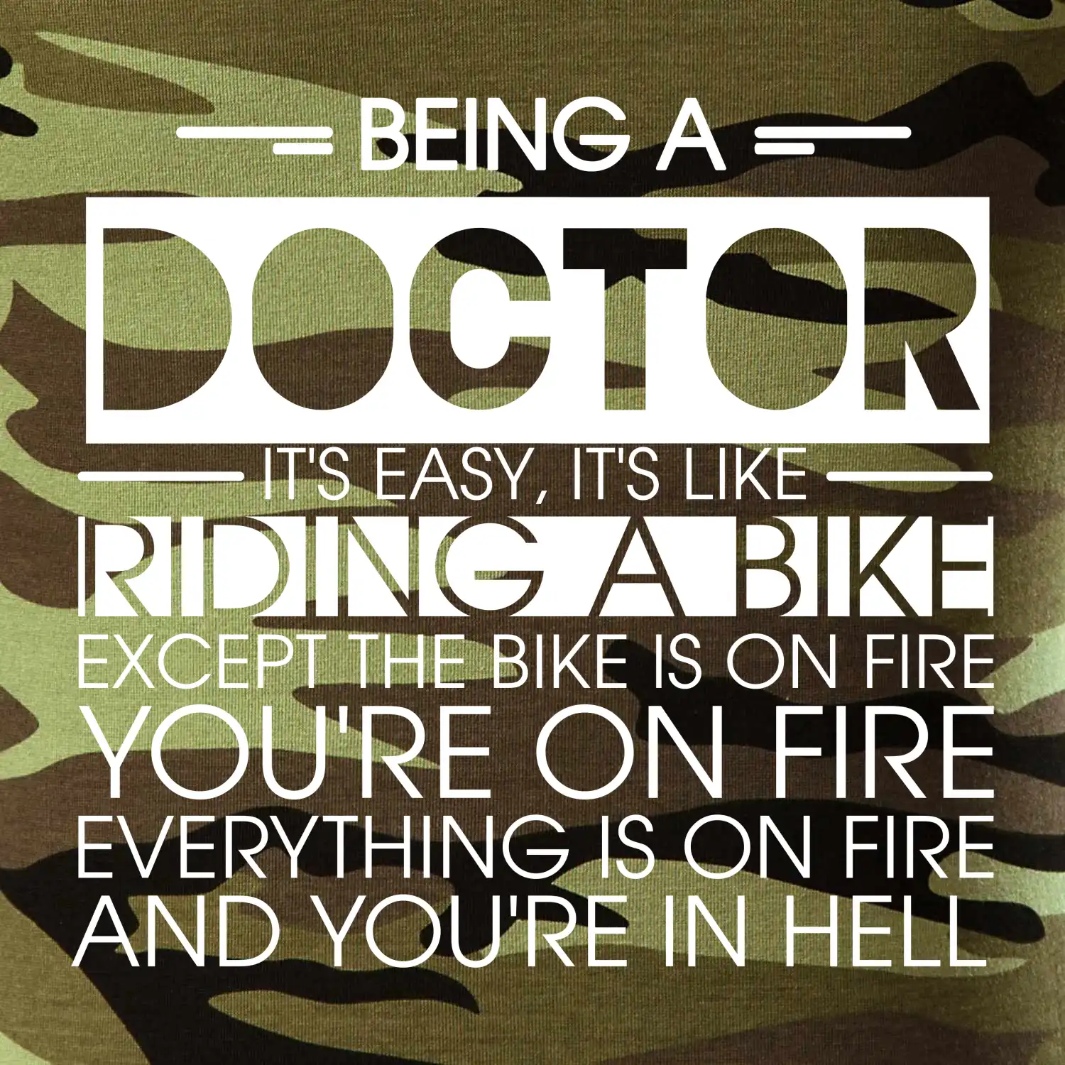 Being a doctor - bike