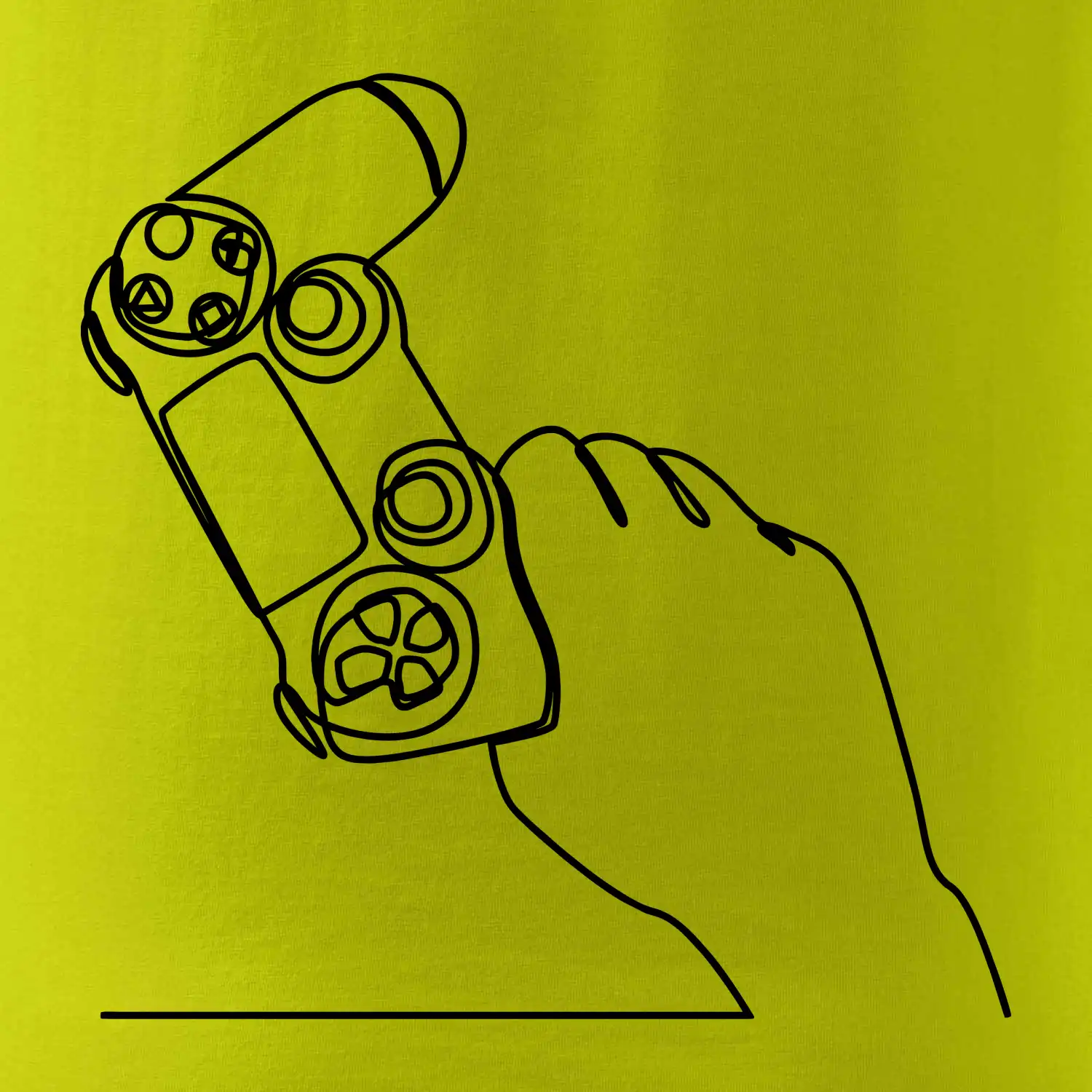 Herní ovladač jedním tahem