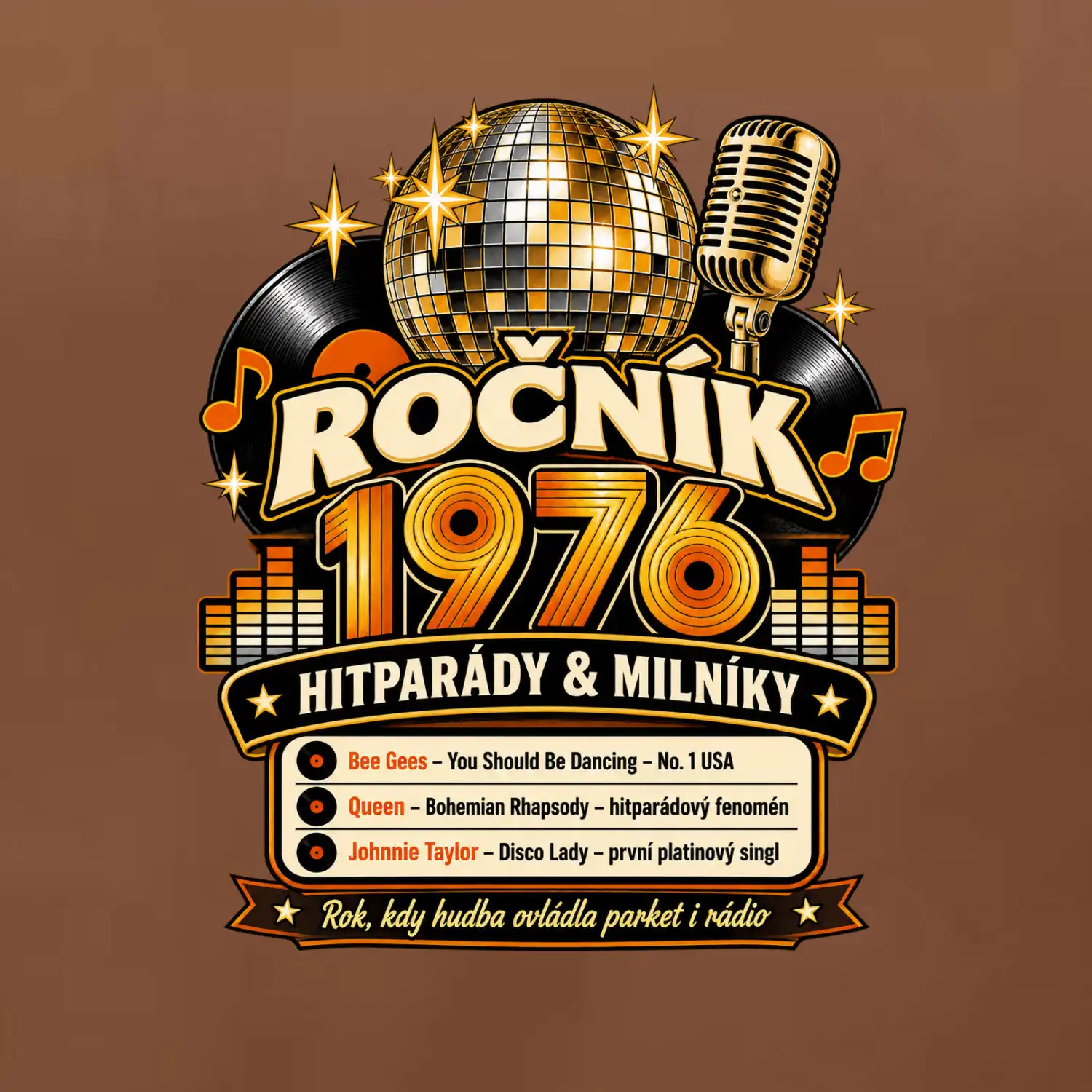 Ročník 1976 hitparády a milníky