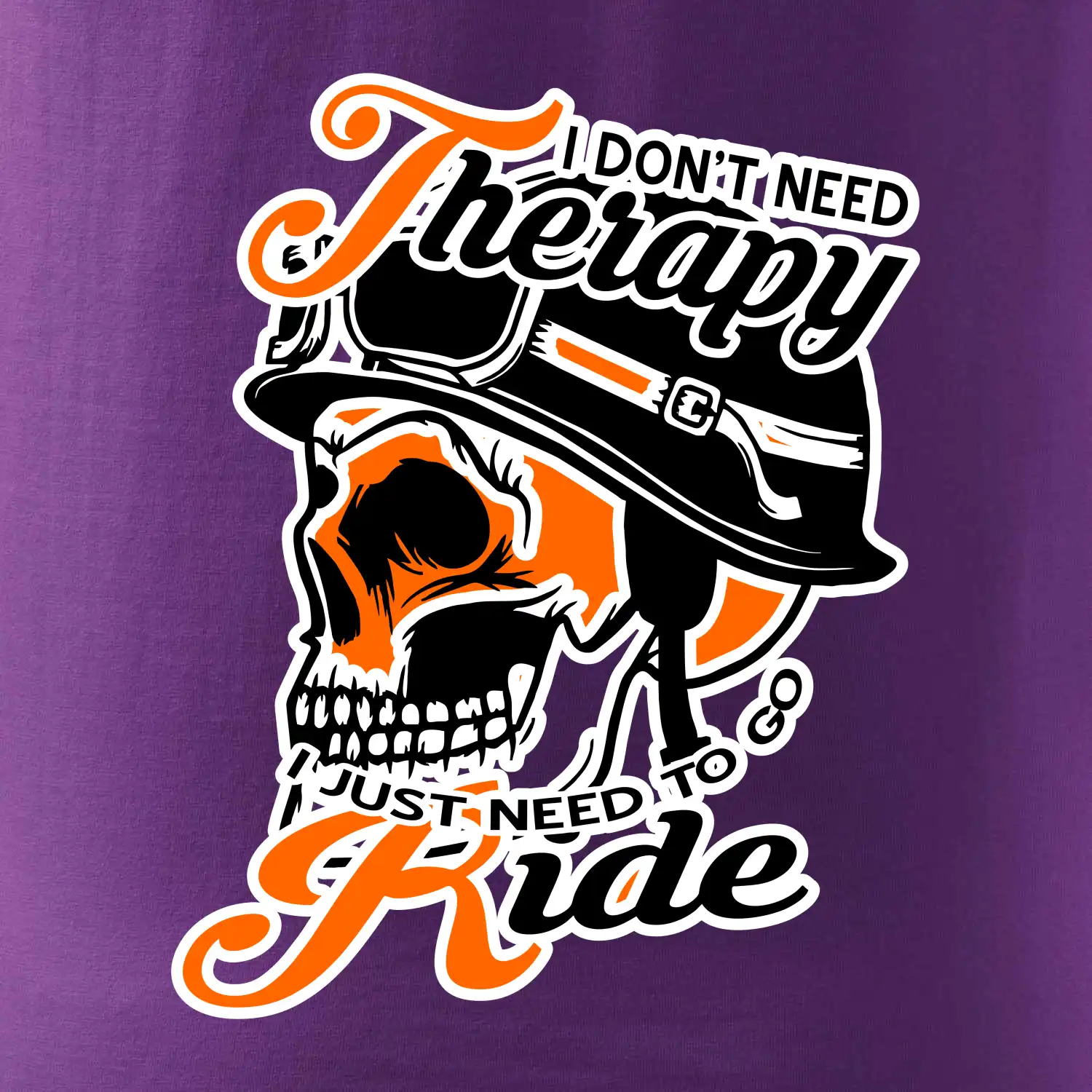 I don't need therapy moto ride