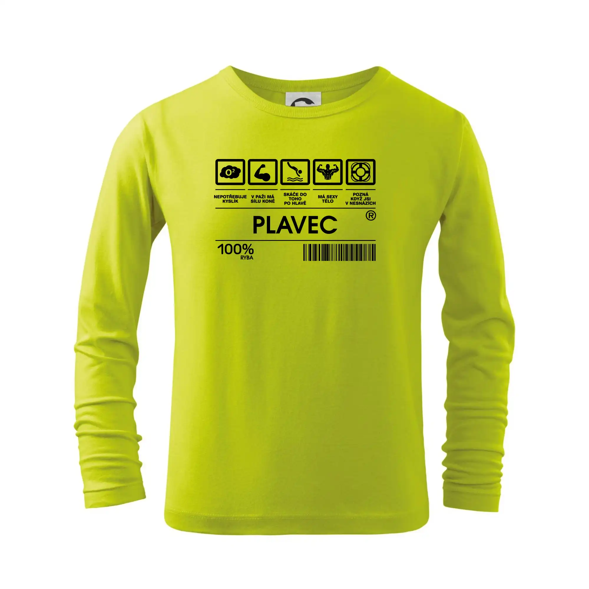 Čárový kód  - Plavec/plavkyně