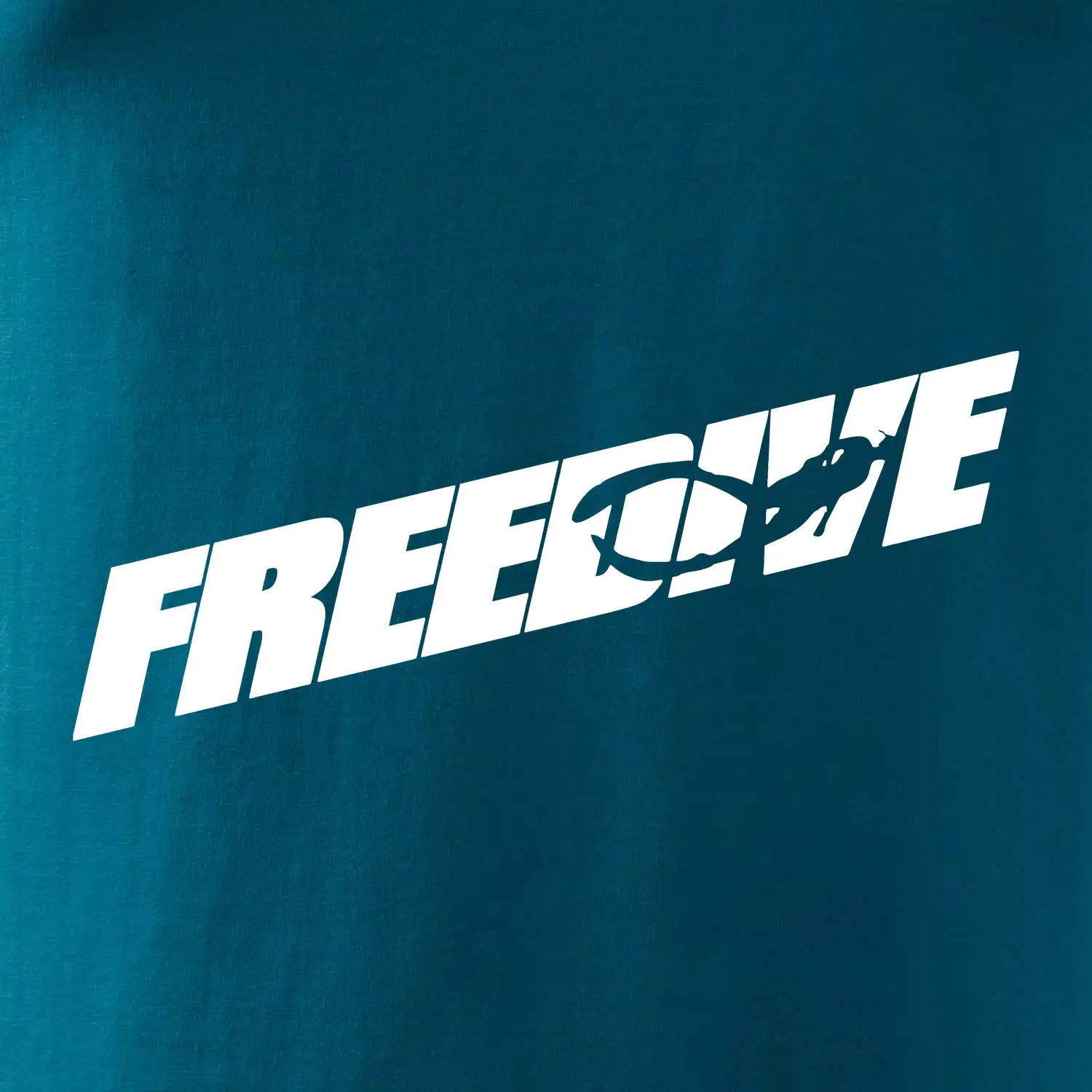Freedive - nápis s potápěčem