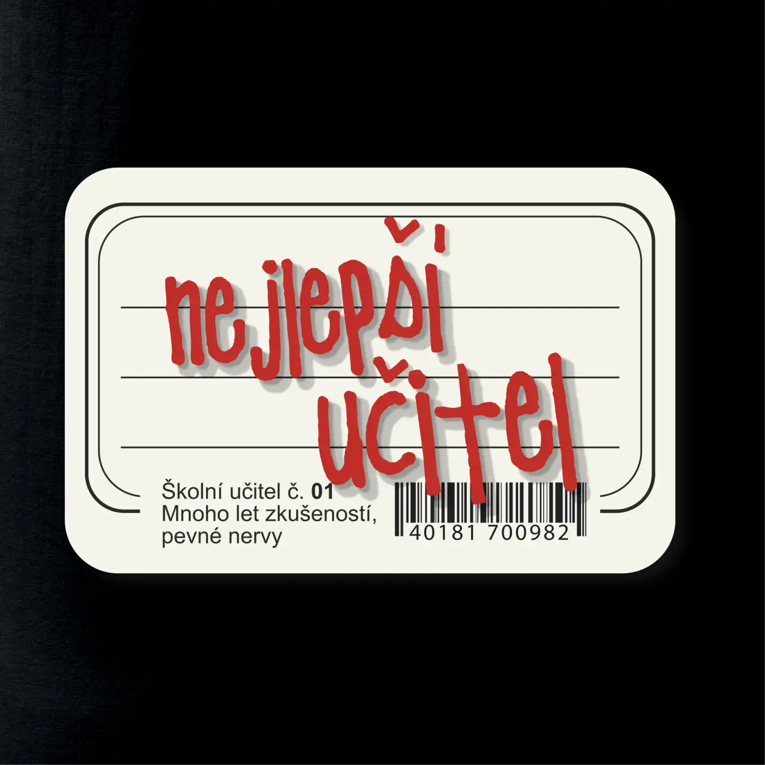 Nejlepší učitel sešit