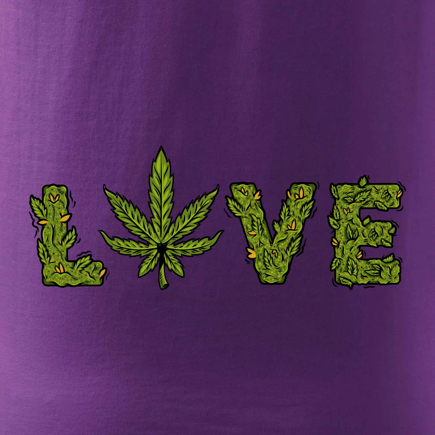 Konopí nápis love