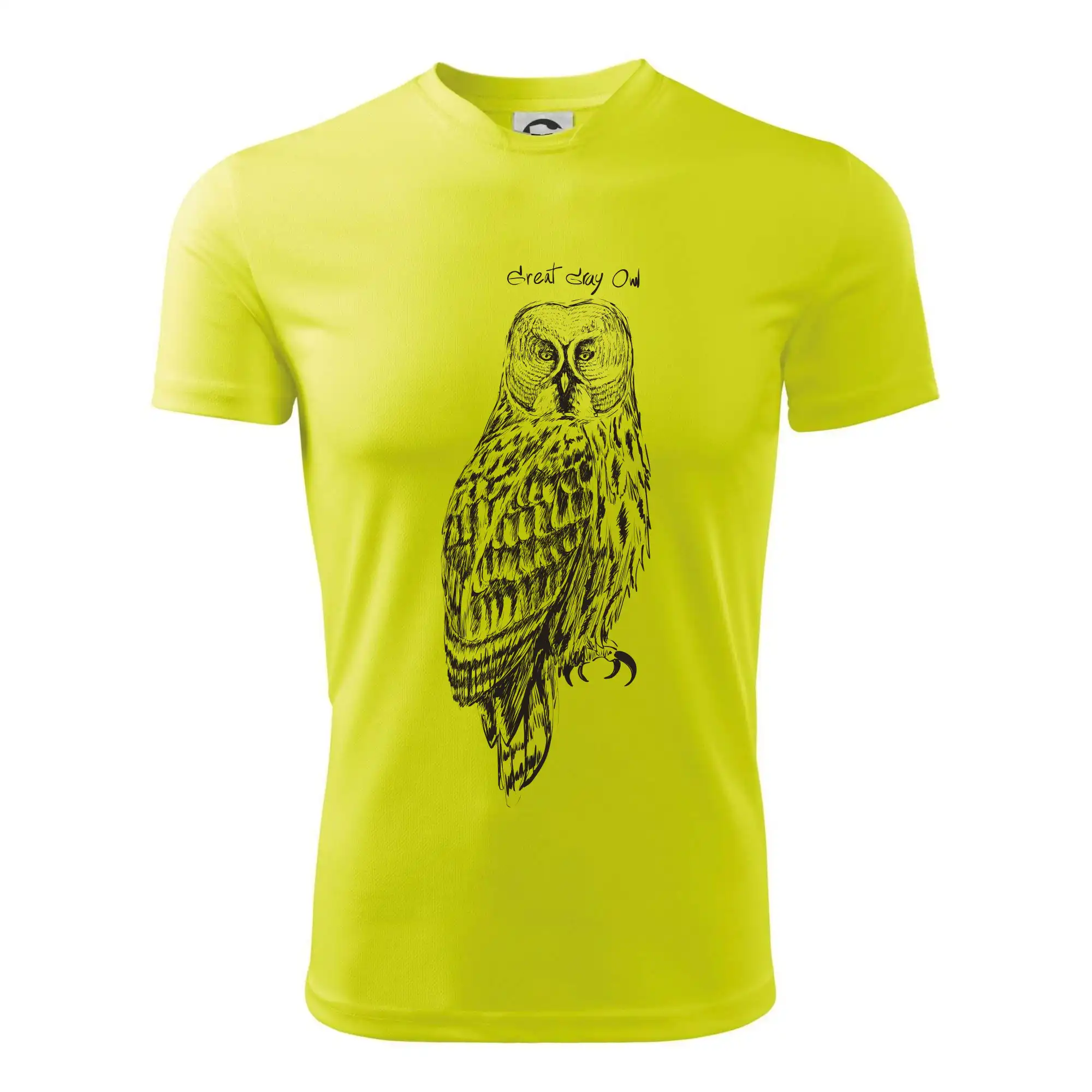 Puštík vousatý great gray owl