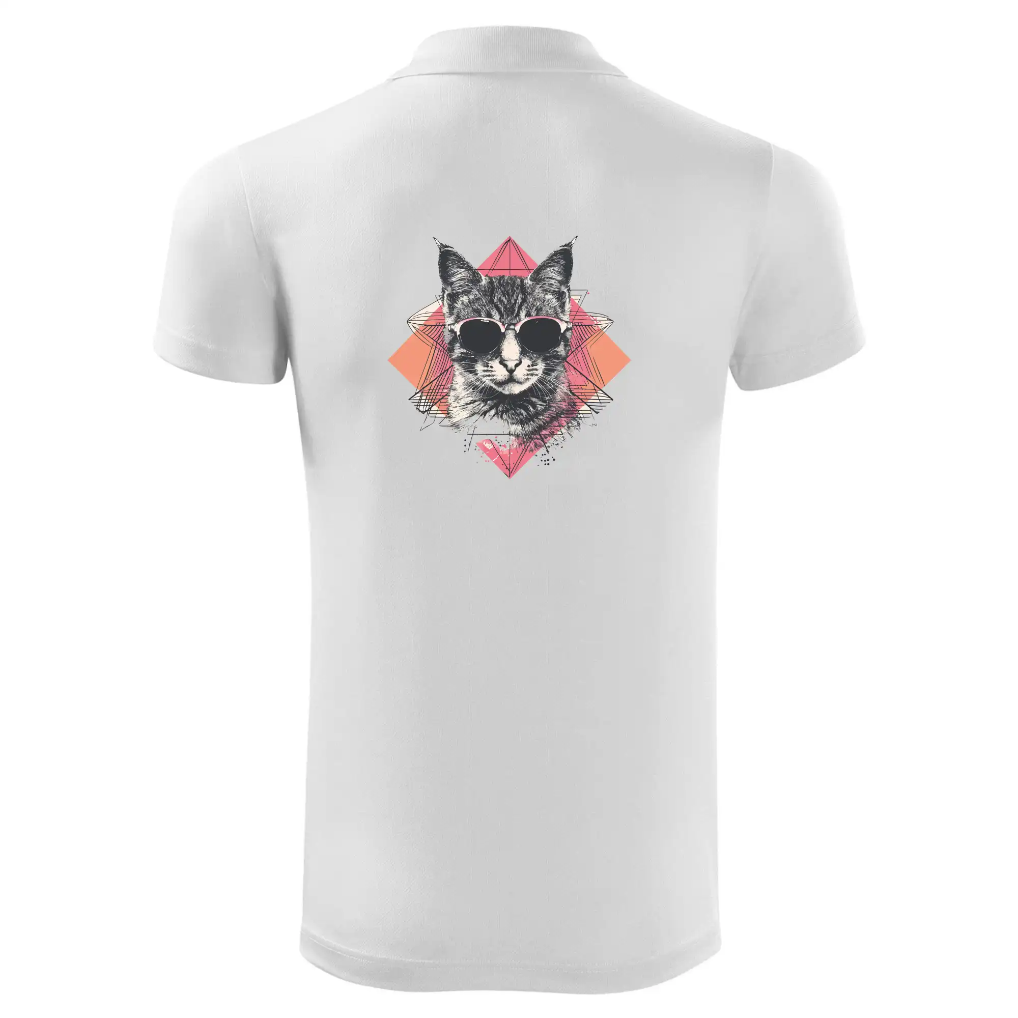 Kočka umělkyně s brýlemi