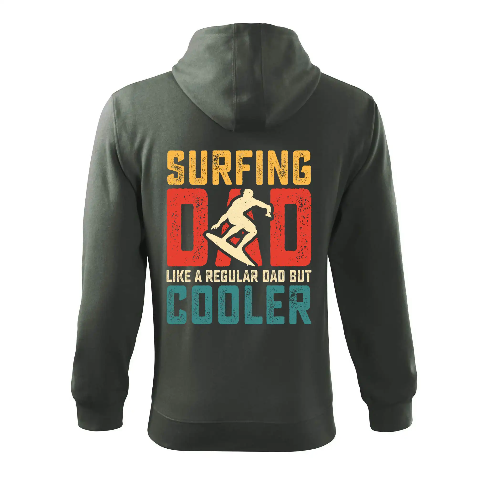 Surfing dad like a regular dad but cooler