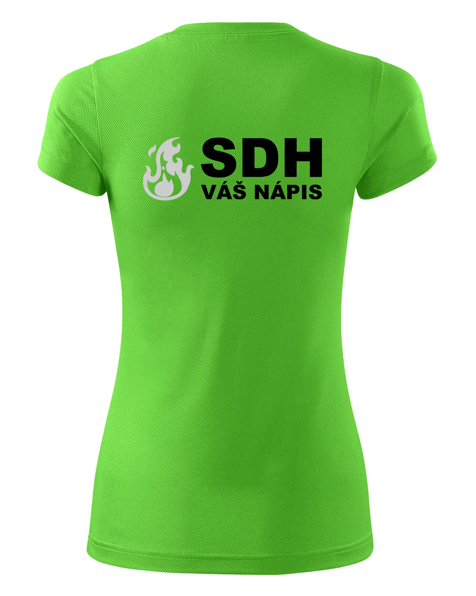 SDH REFLEXNÍ nápis (oheň, firesport, název sboru - vlastní nápis)