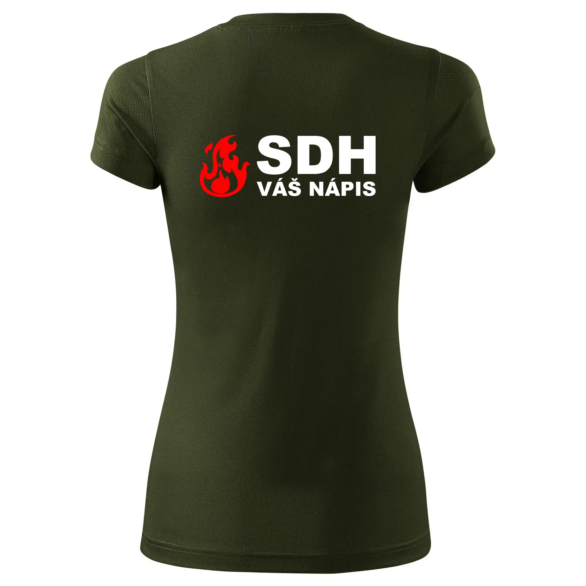 SDH nápis (oheň, firesport, název sboru - vlastní nápis)