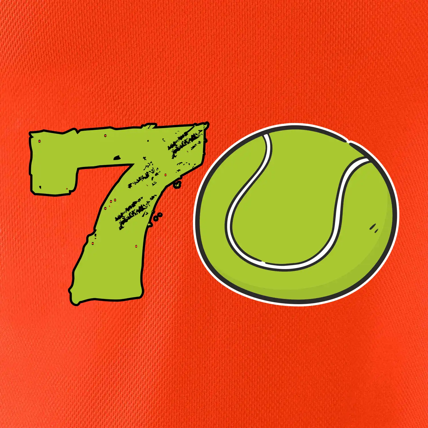 Tenis kulaté narozeniny 70
