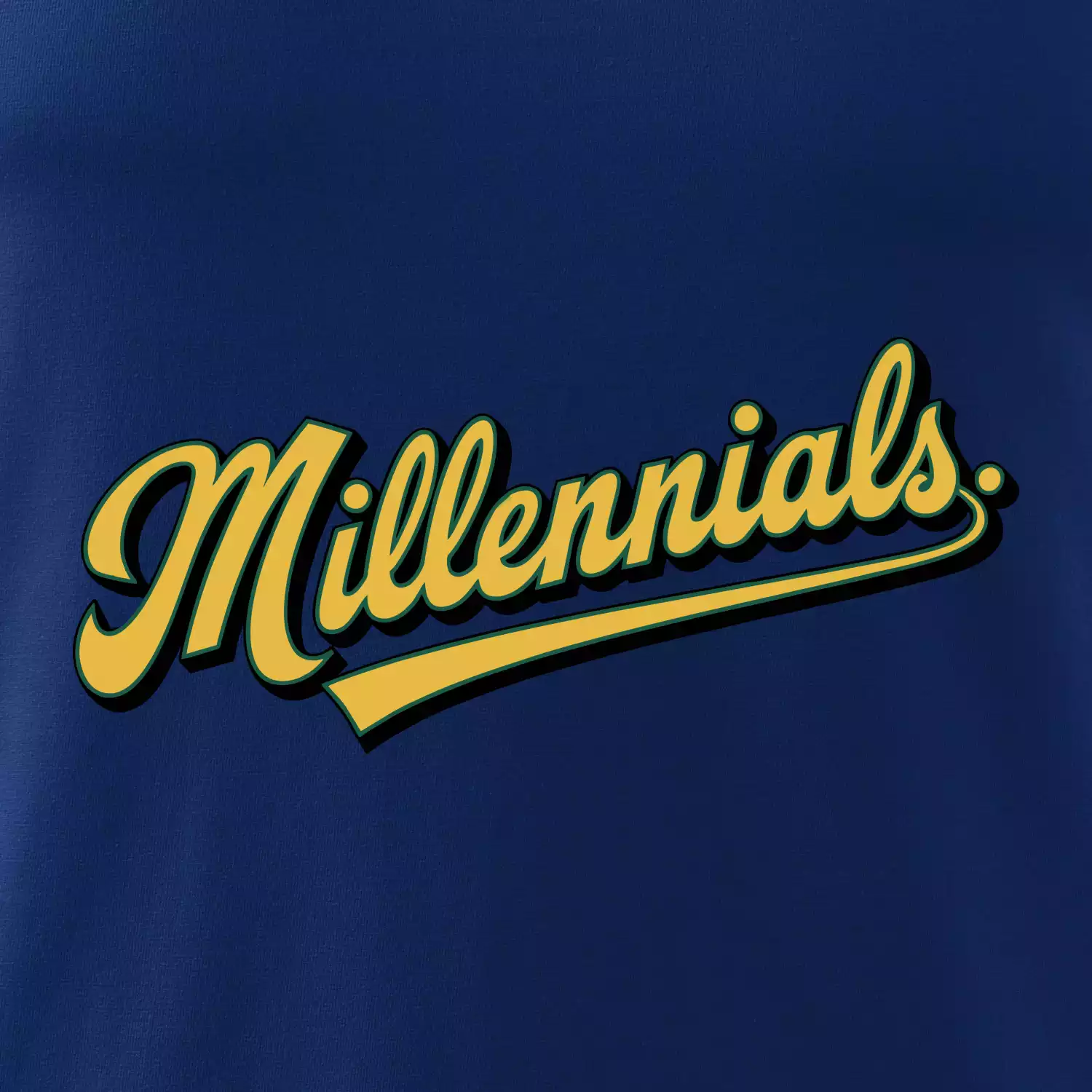 Generace Y - Millennials žlutý nápis
